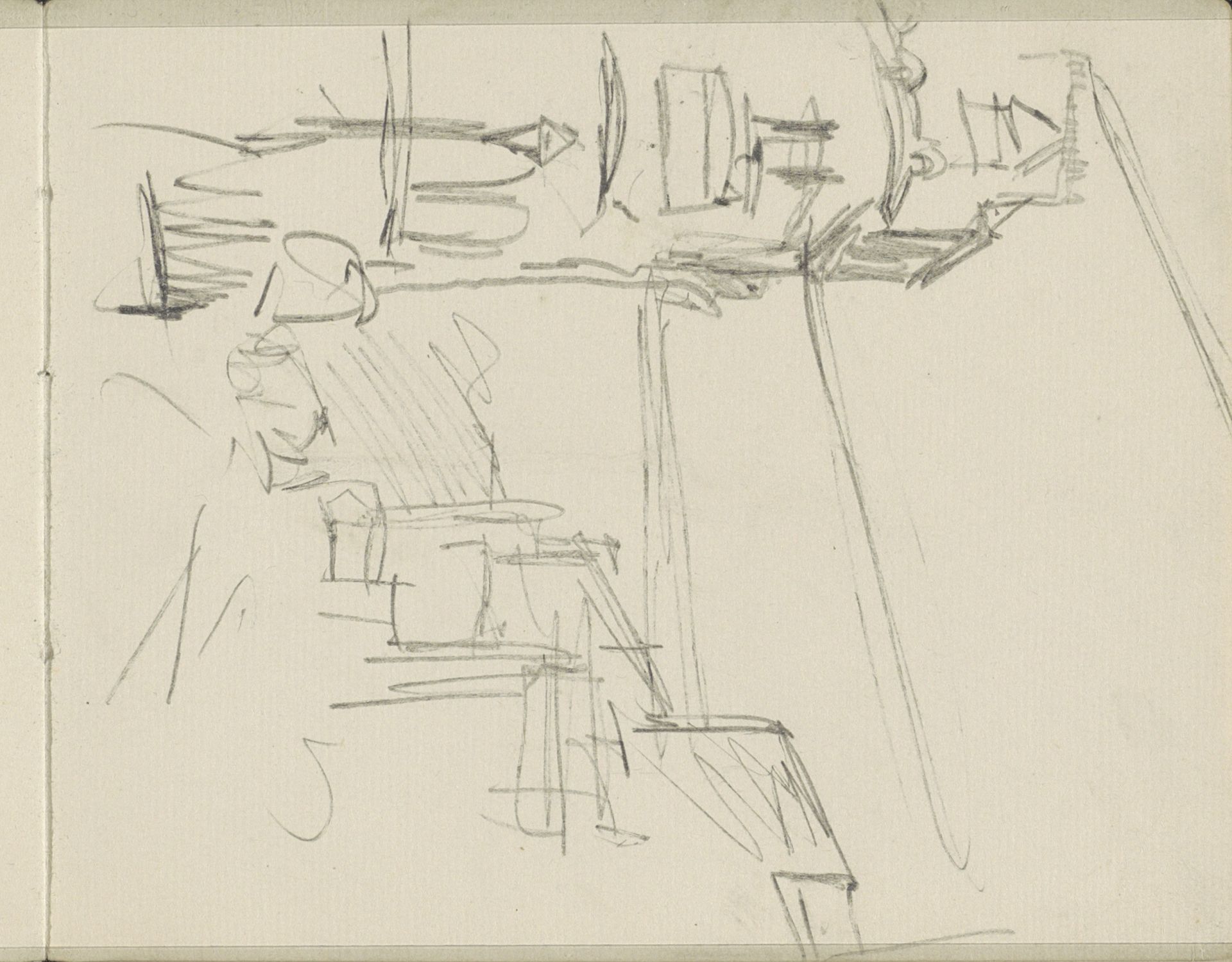 Straat met figuren, mogelijk te Londen by George Hendrik Breitner