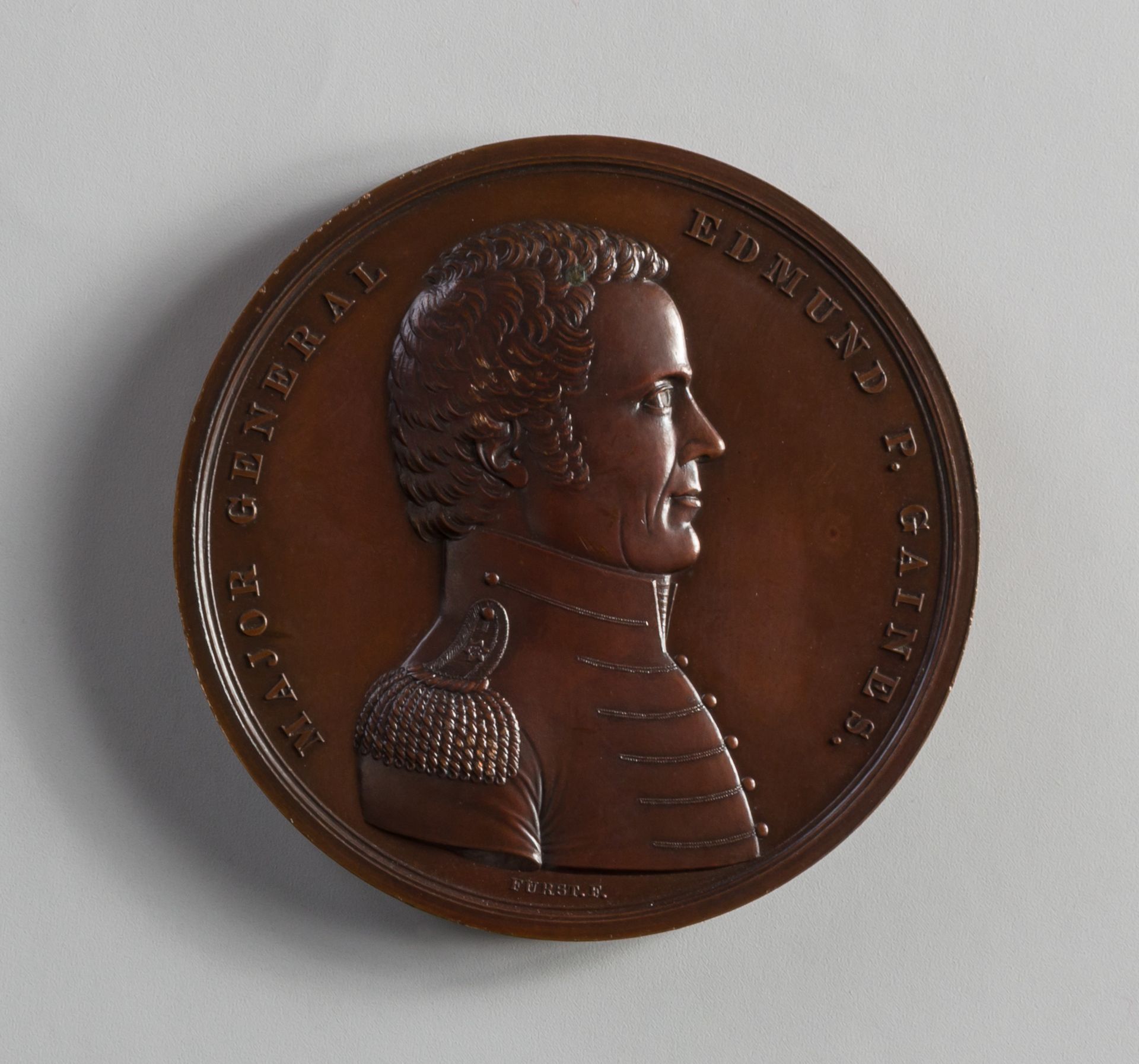 Medal of Major General E. P. Gaines by Moritz Fürst