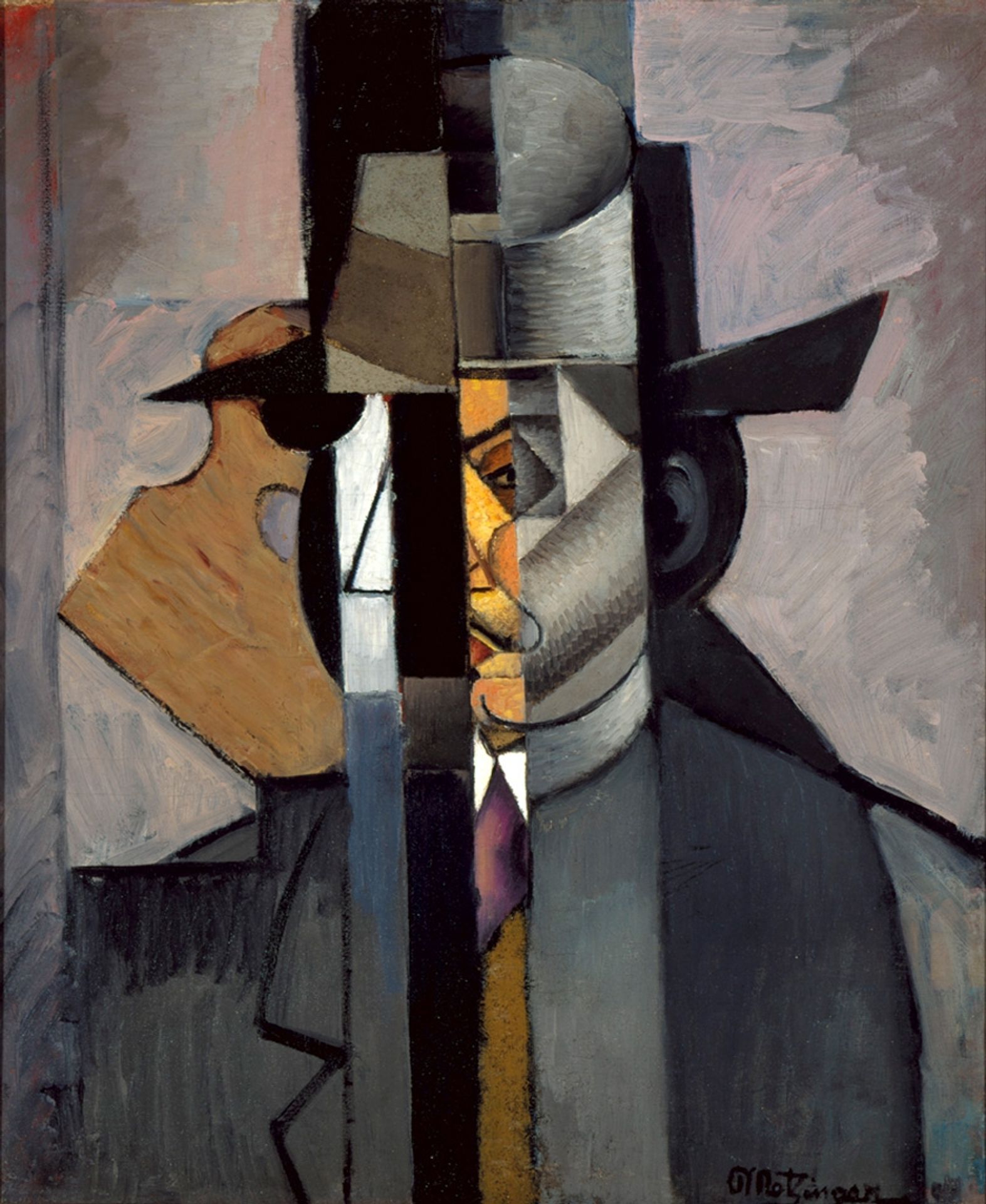 Portrait of Albert Gleizes by Jean Metzinger