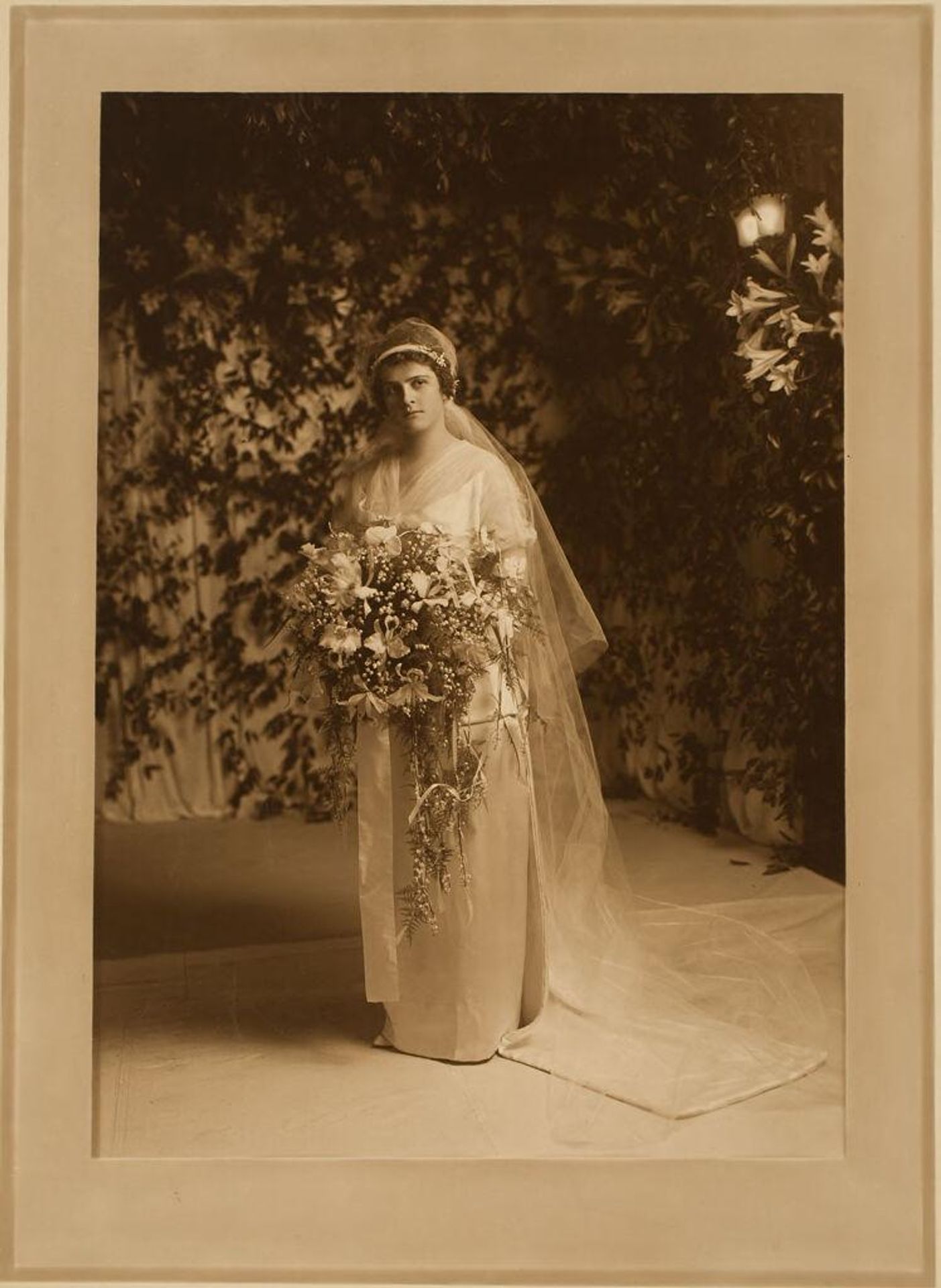 Untitled (Fannie Knight, bridal portrait) by Martin Schweig