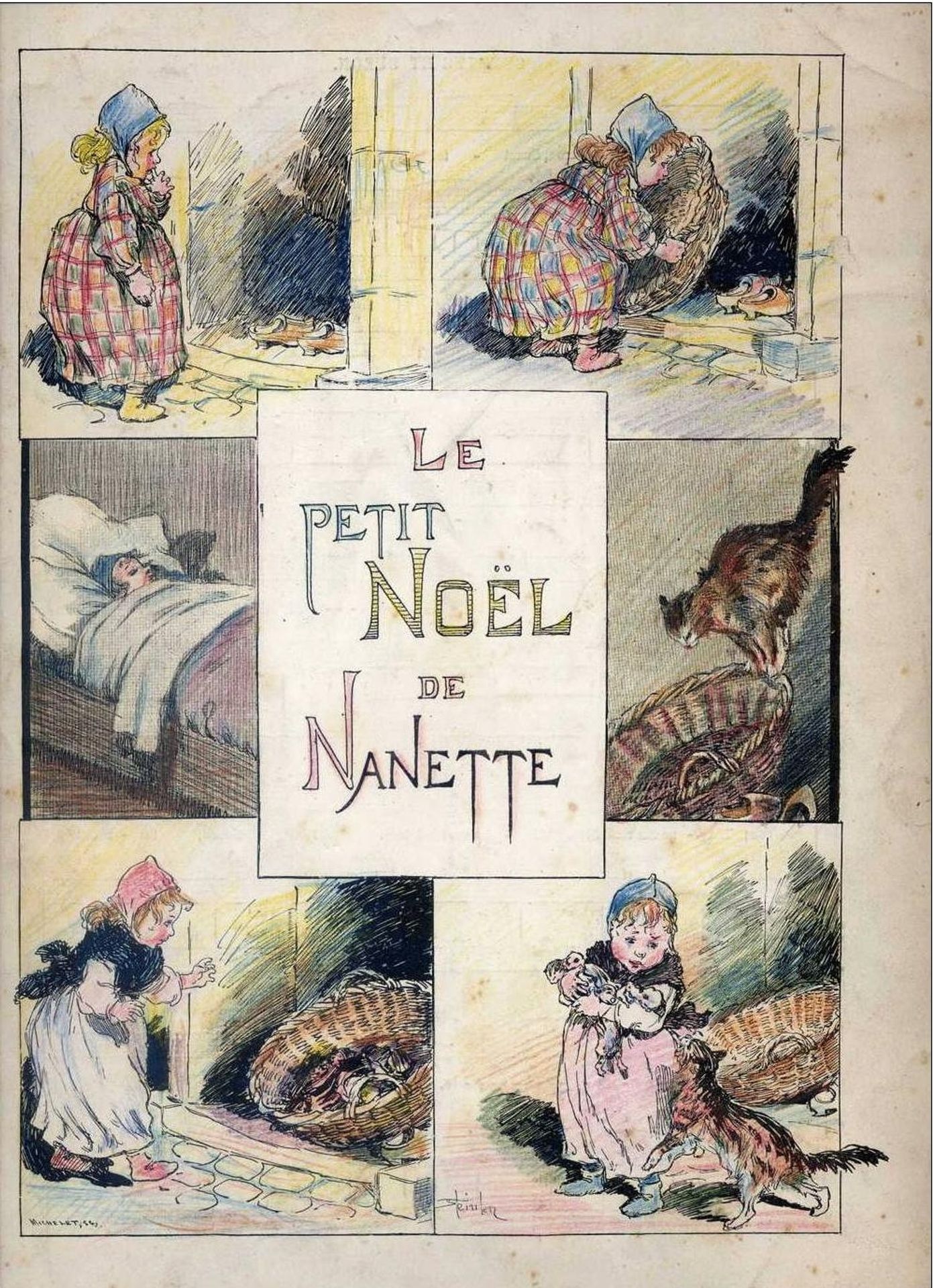 Le Petit Noel de Nanette by Théophile Alexandre Steinlen