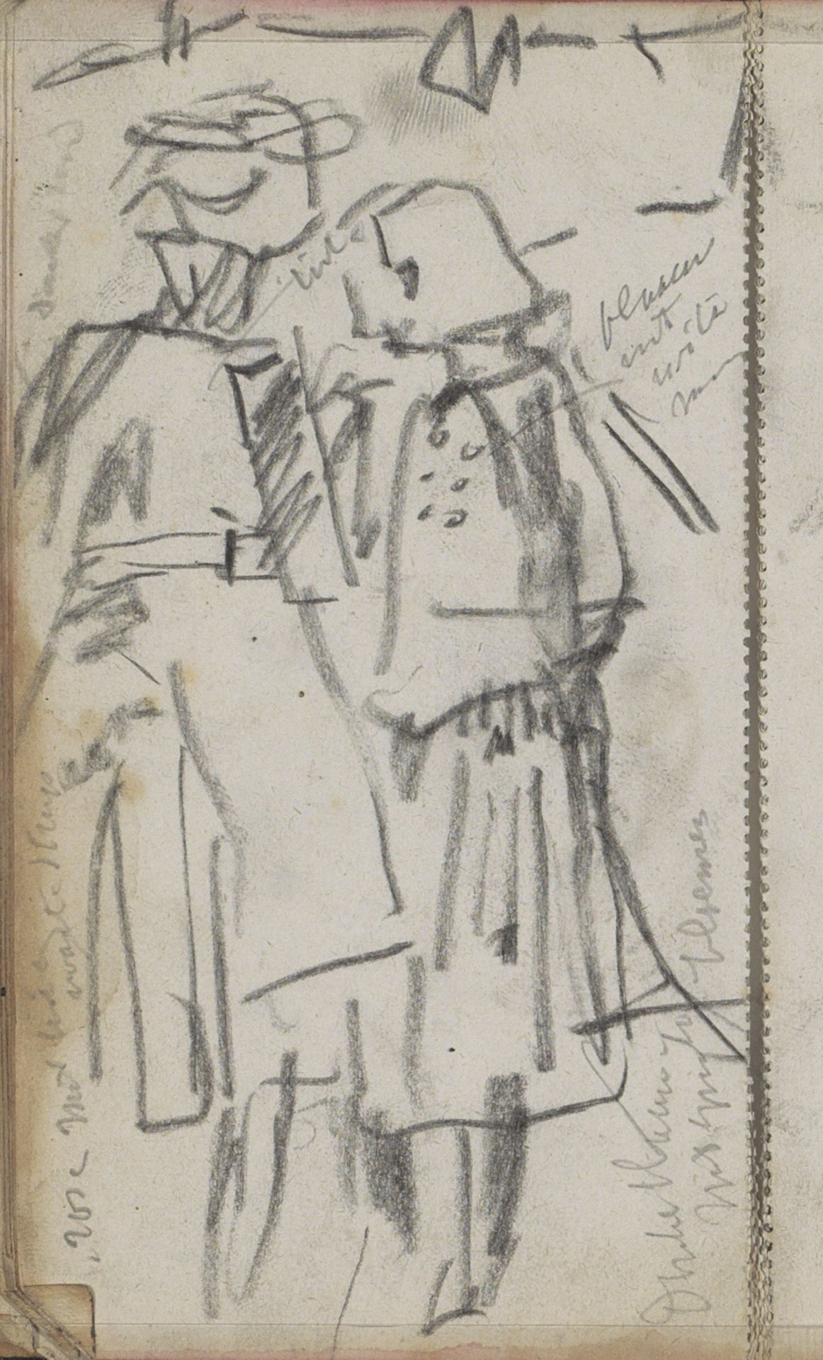 Twee vrouwen, op de rug gezien by George Hendrik Breitner