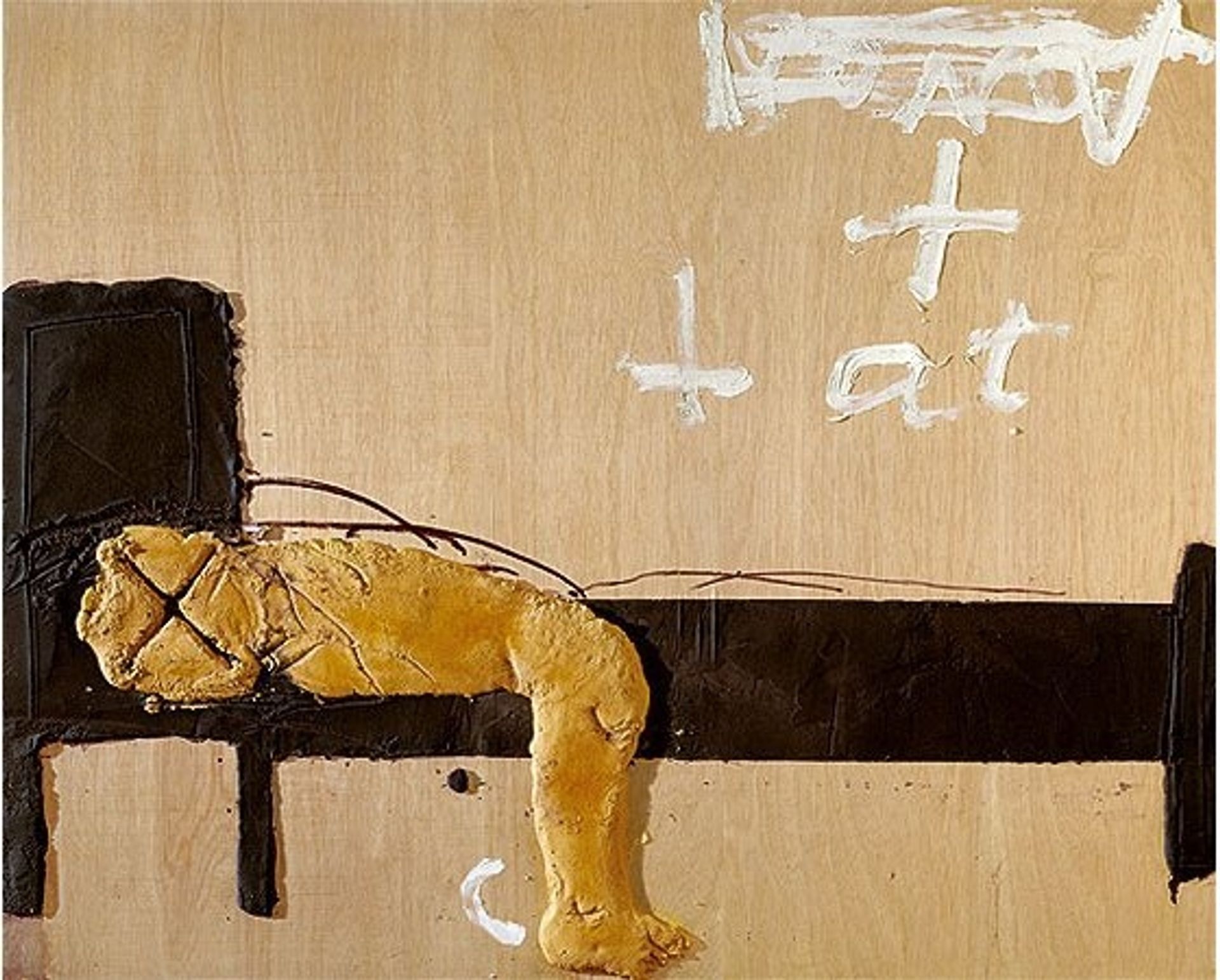 Lit and bed by Antoni Tapies
