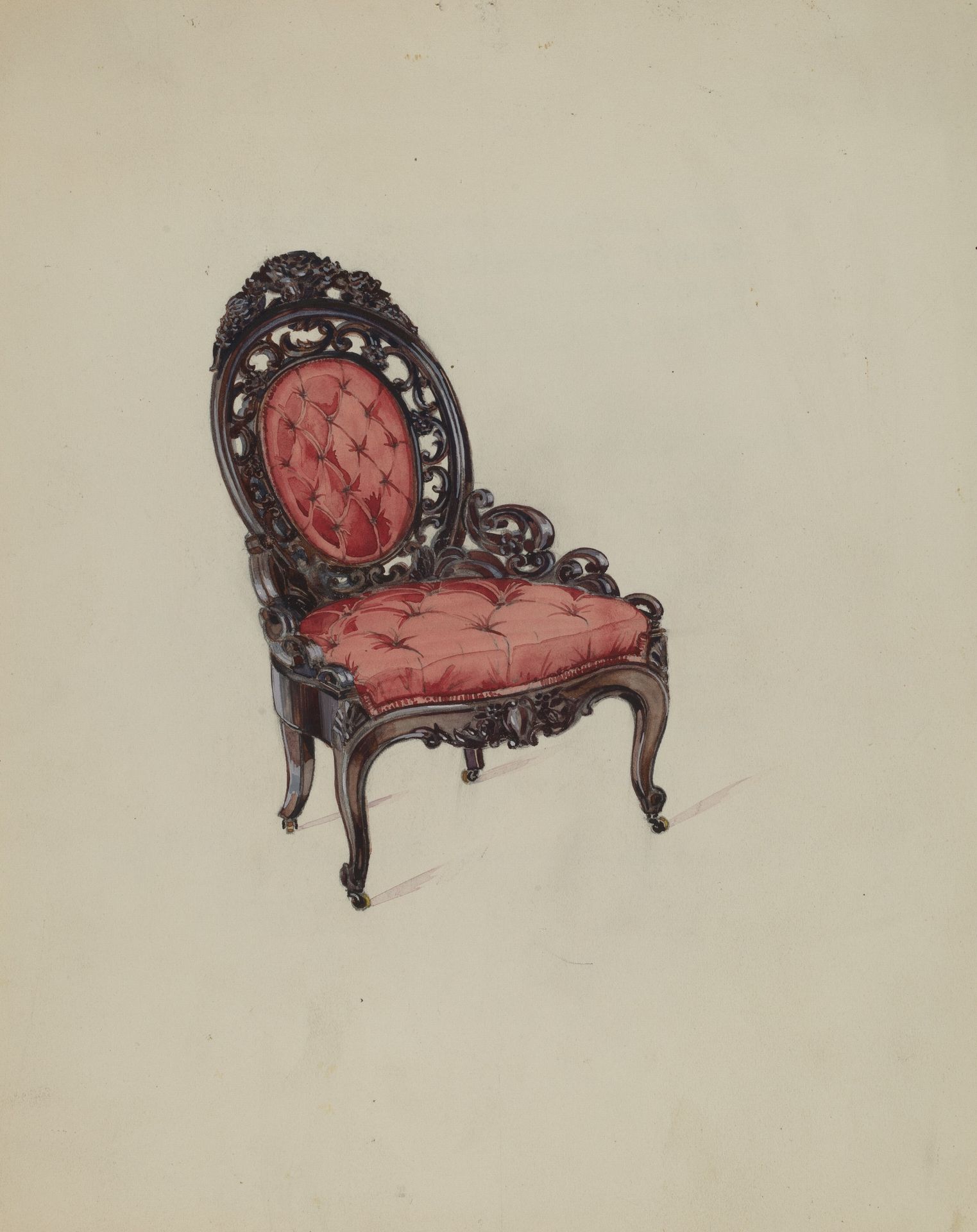 Hoopskirt Chair by Kurt Melzer