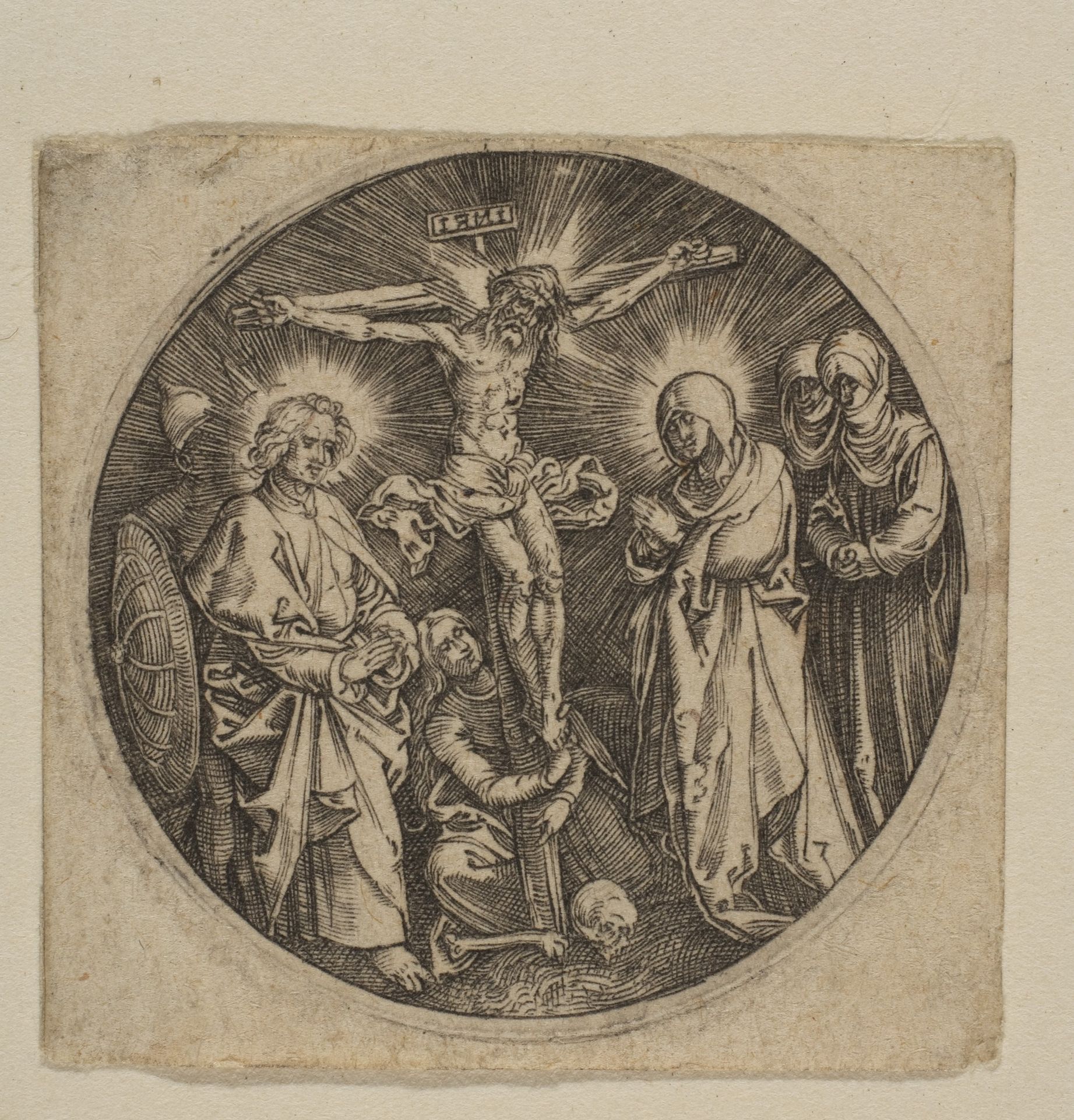 The Crucifixion (Round) by Anonymous