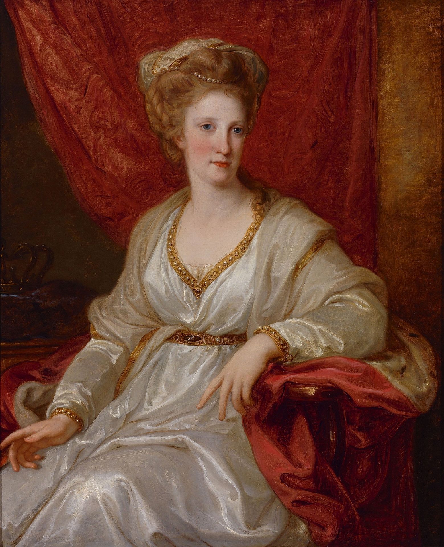 Portrait of Maria Carolina of Austria by Angelica Kauffmann