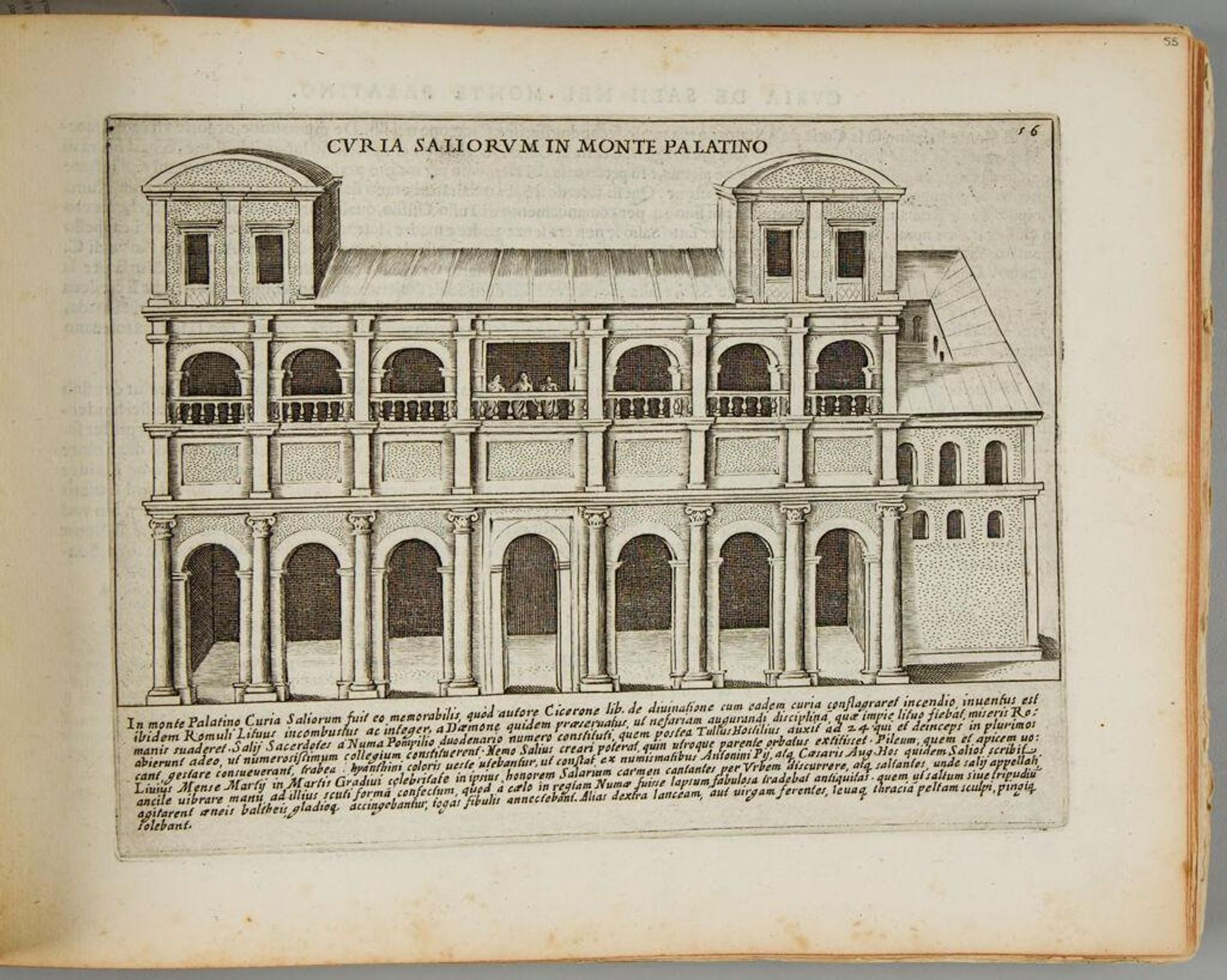 The Curia Saliorum on the Palatine Hill by Giacomo Lauro