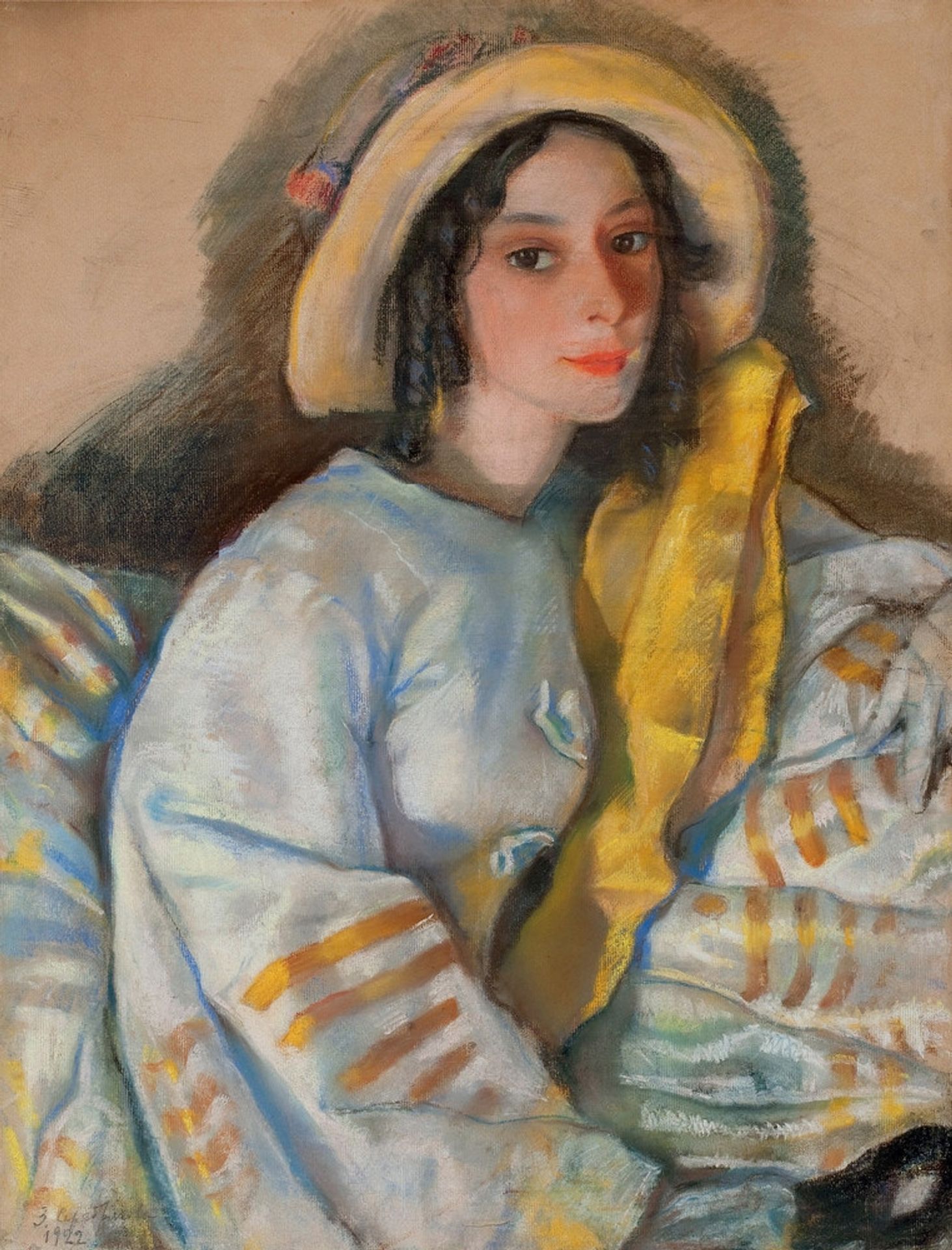 Portrait of Marietta Frangopulo by Zinaida Serebriakova