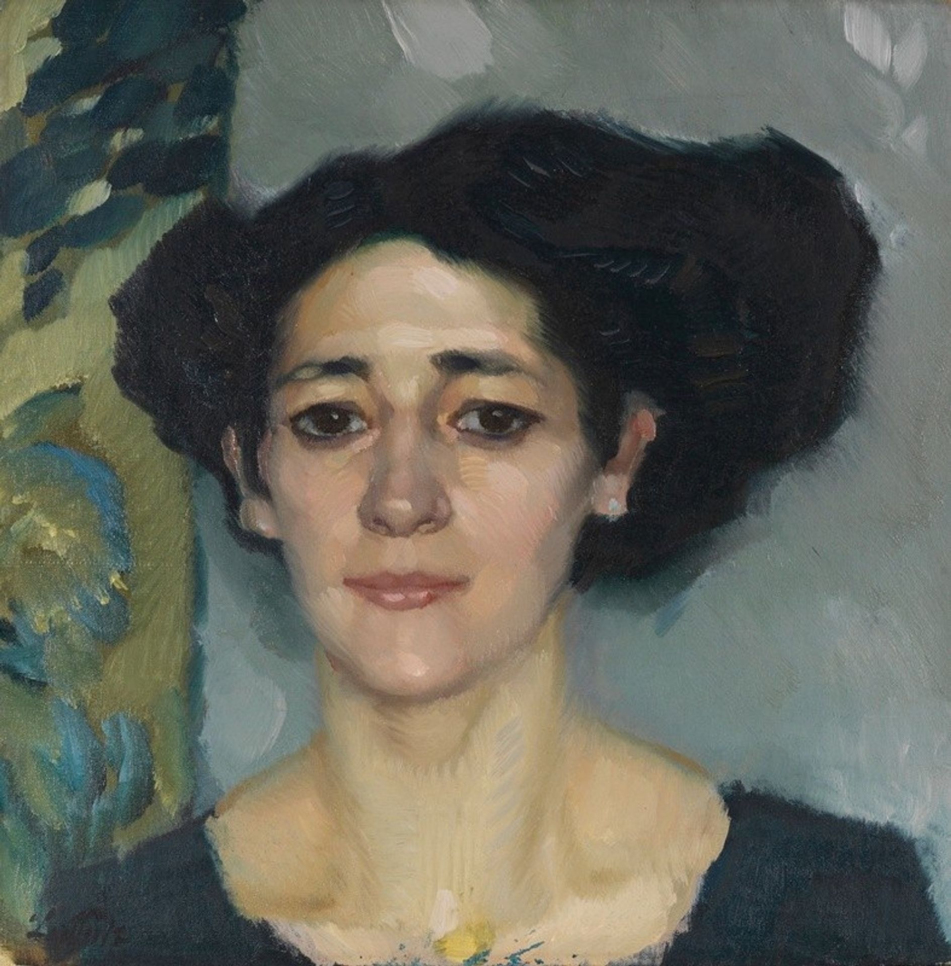 Damenporträt by Leo Putz