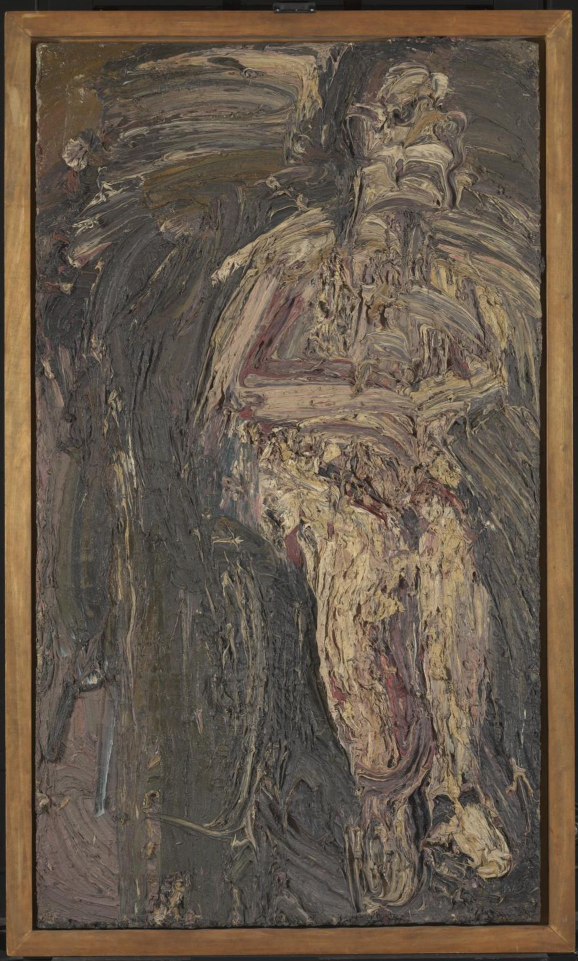 Man in a Wheelchair by Leon Kossoff