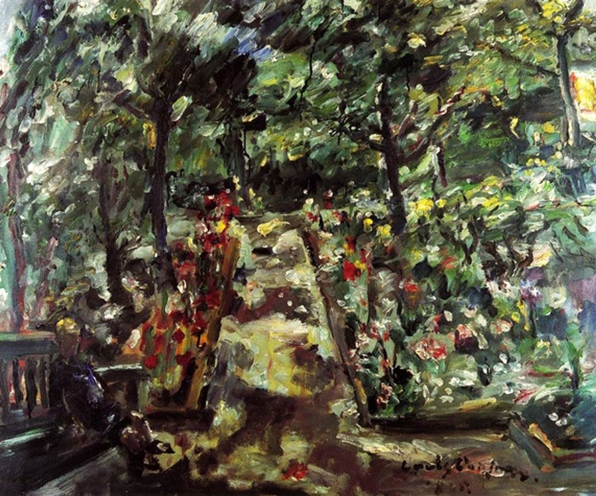 Garden in the West End of Berlin by Lovis Corinth