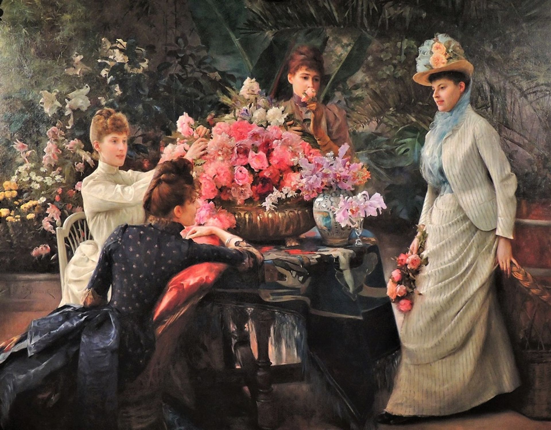 Spring Flowers by Julius Leblanc Stewart