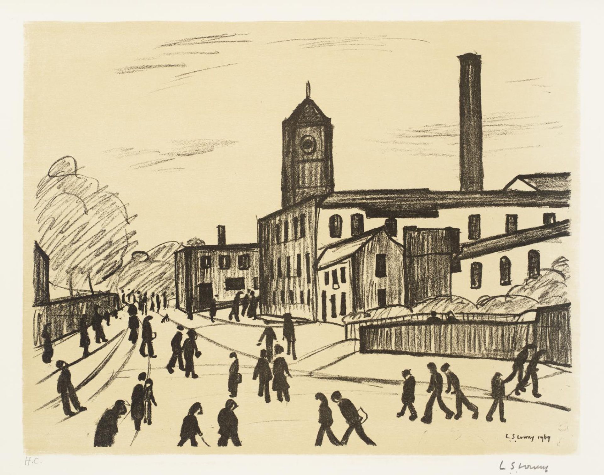 A Northern Town by  L.S. Lowry