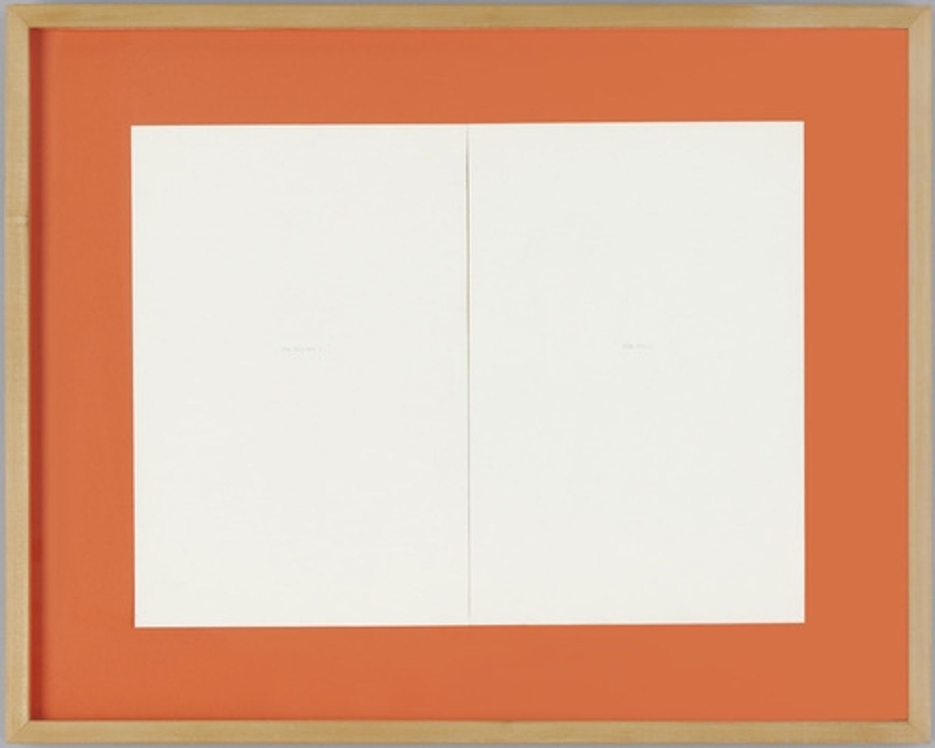 Untitled (White Out) by Rirkrit Tiravanija