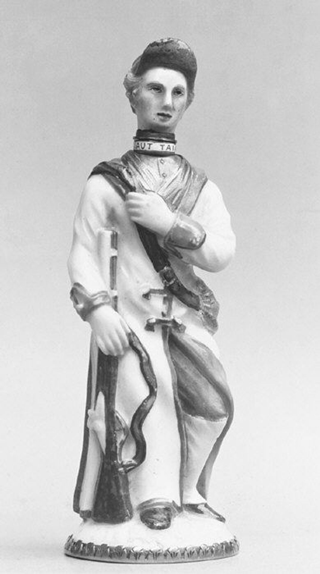 Scent bottle in the form of a hunter by Meissen Manufactory