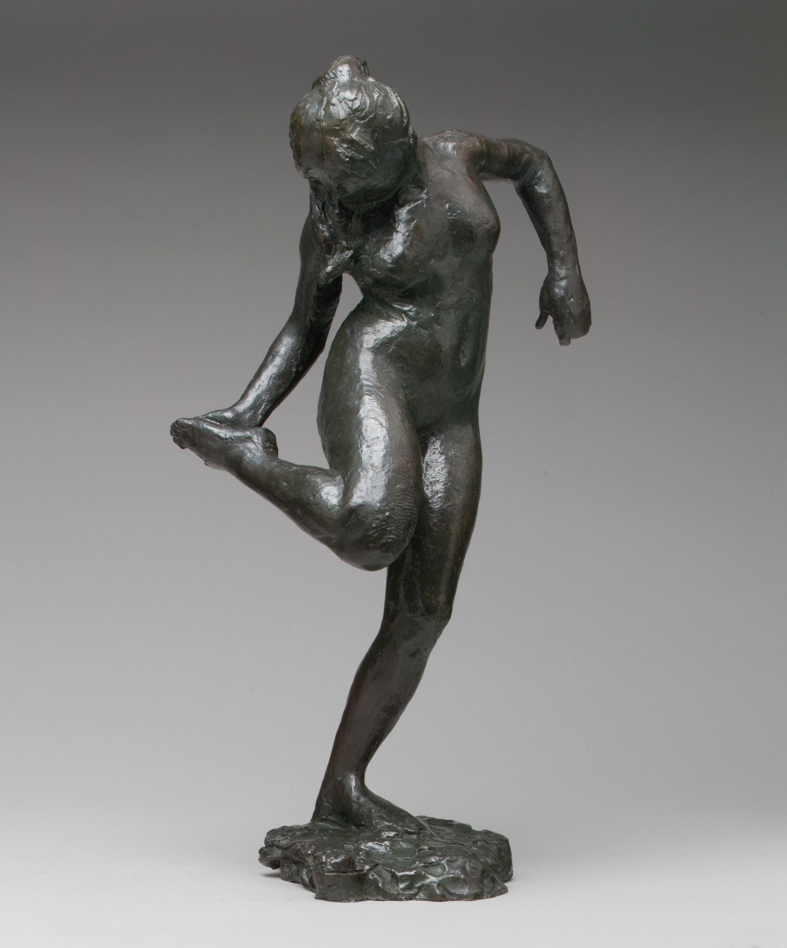 Dancer Looking at the Sole of Her Right Foot (Fourth State) by Edgar Degas