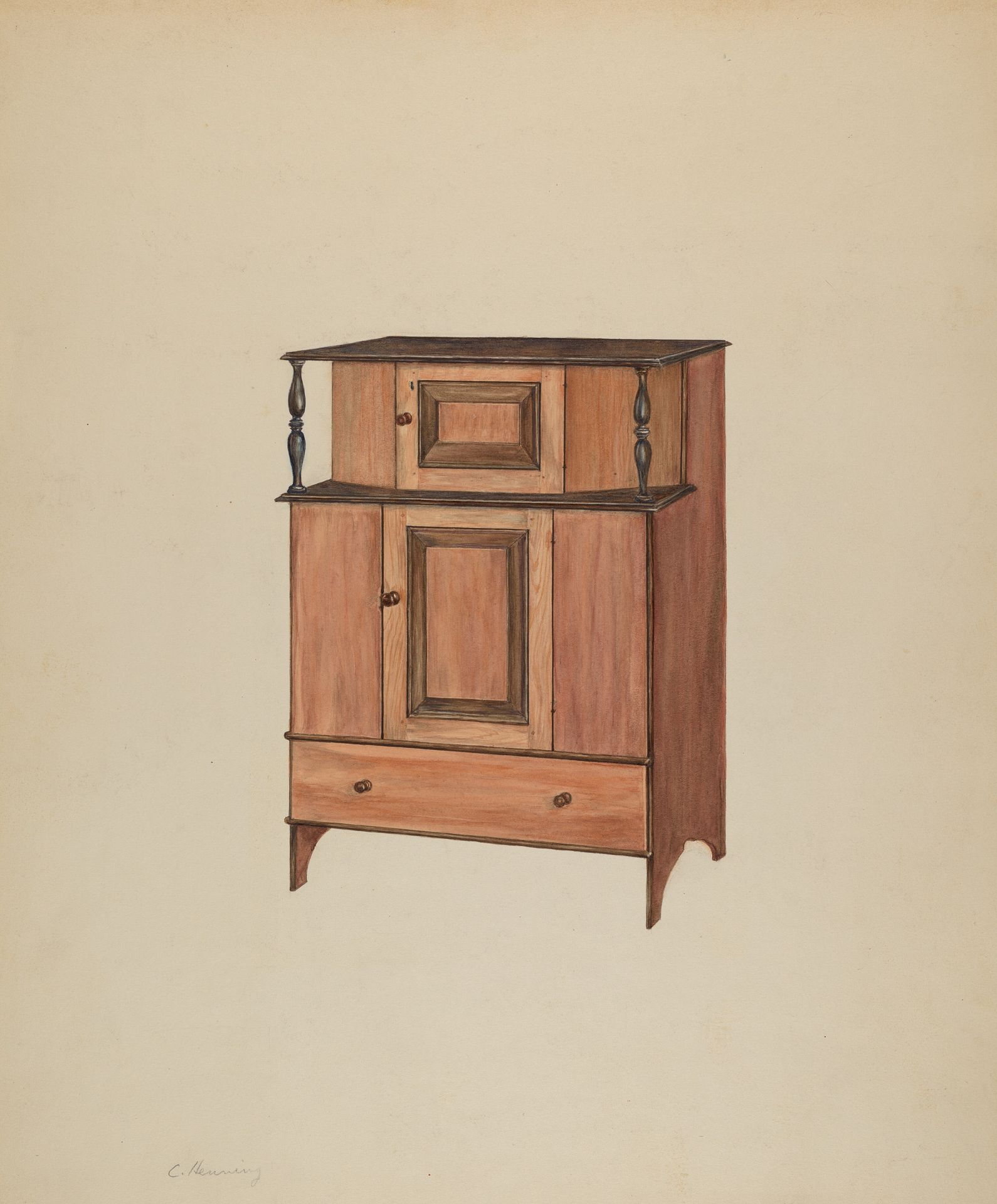 Press Cupboard by Charles Henning