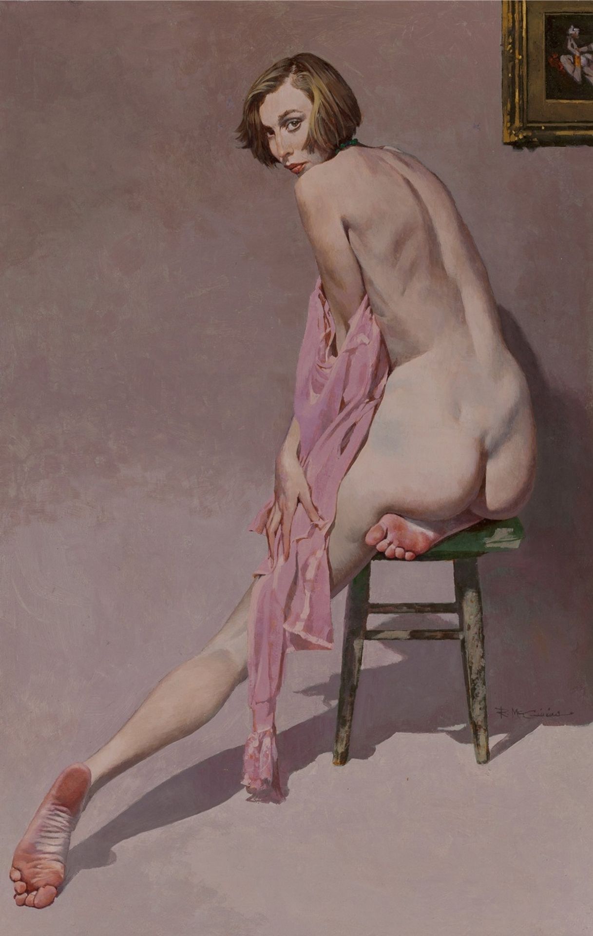 Mirror Glance by Robert McGinnis