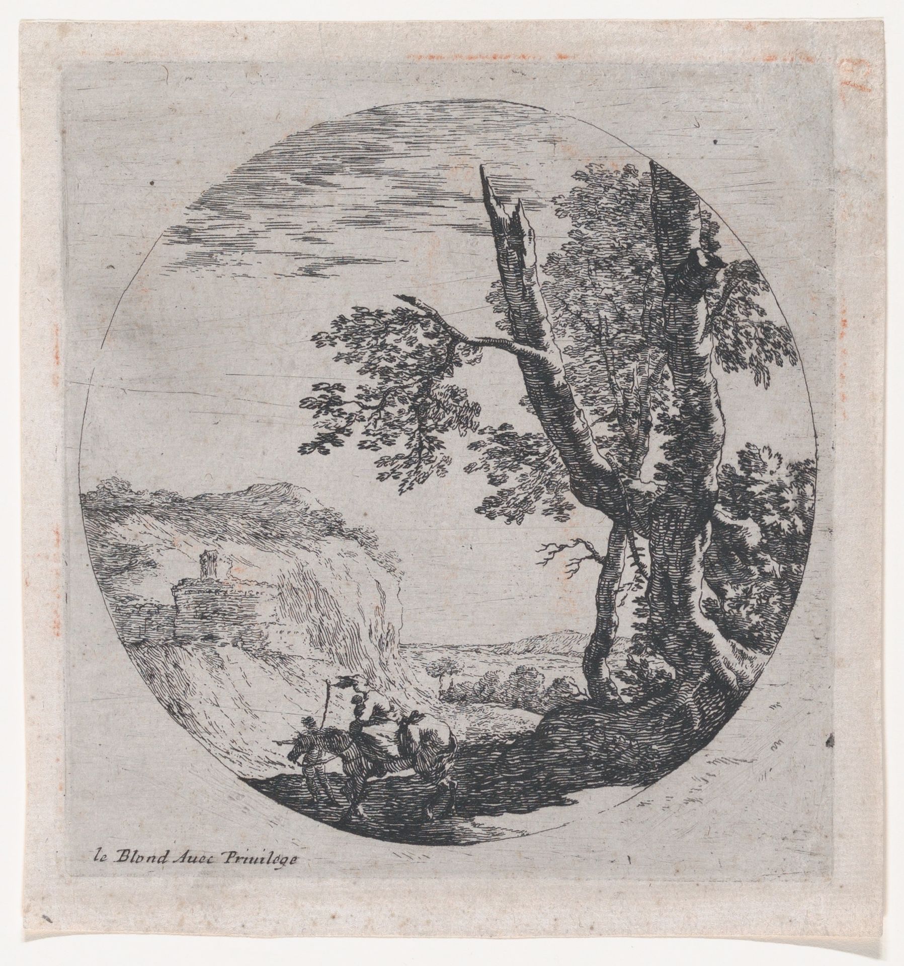 Landscape with the Flight into Egypt by Anonymous