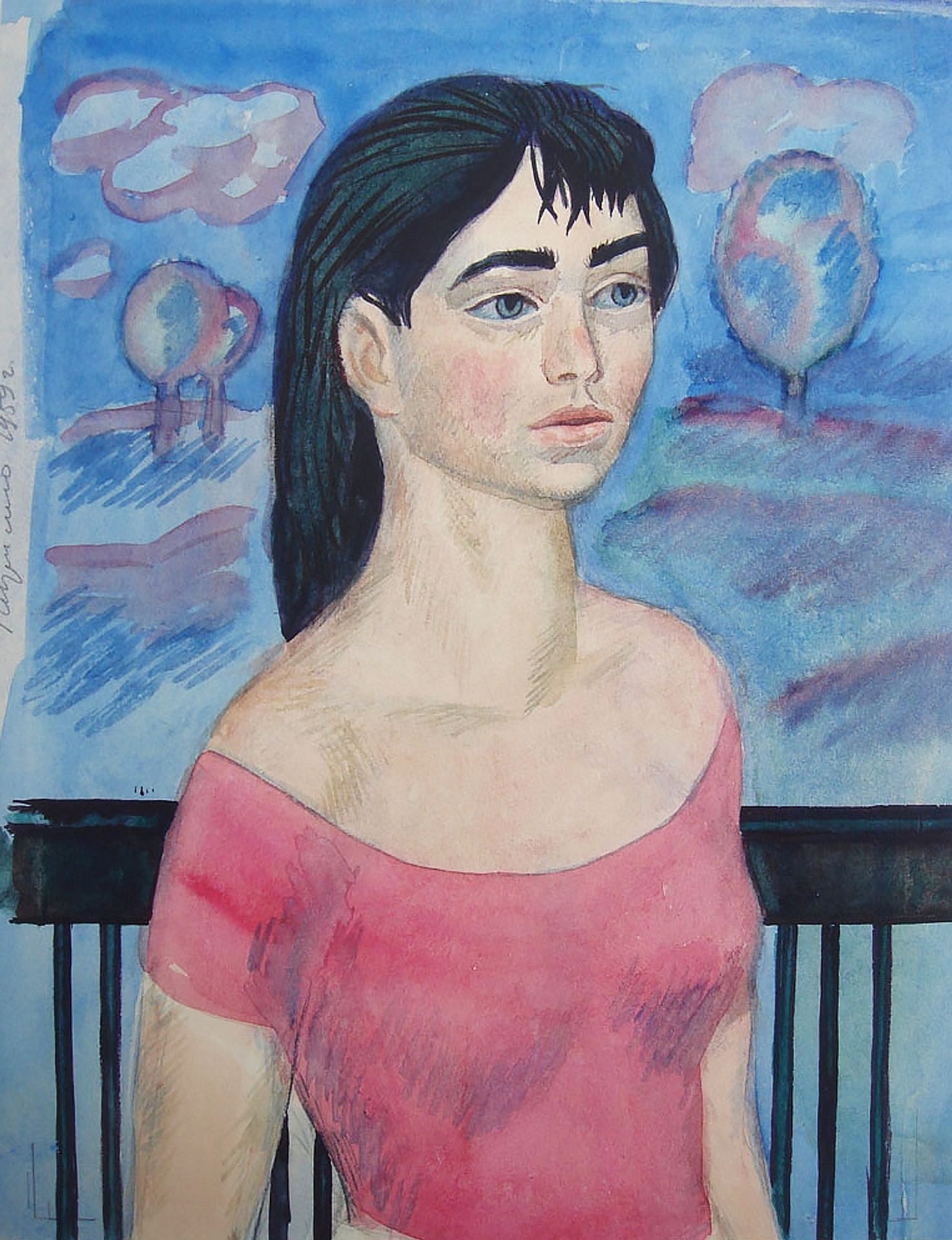 Female Portrait by Hryhorii Havrylenko
