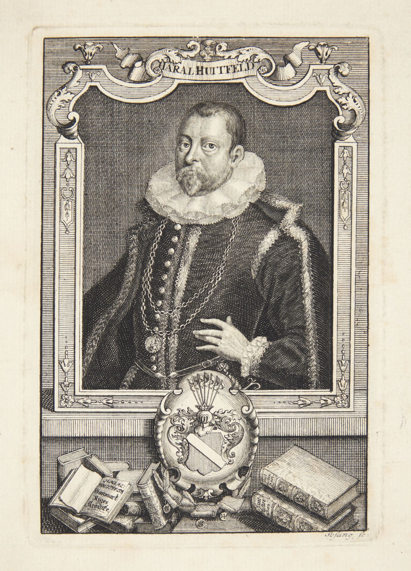 Arild Huitfeldt by Johann Christoph Sysang