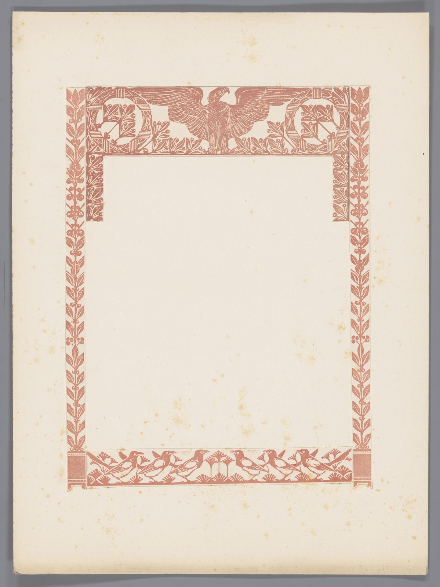 Proefdruk voor pagina uit Reinaert de Vos by Bernard Willem Wierink