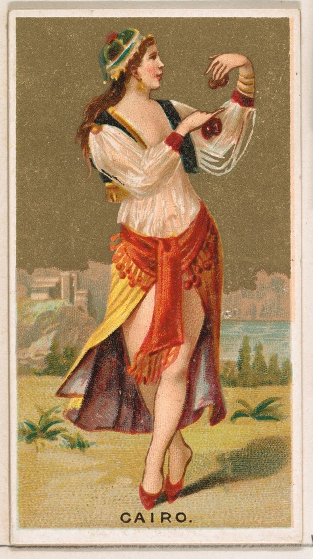 Cairo, from the Dancing Girls of the World series (N185) issued by Wm. S. Kimball & Co. by William S. Kimball & Company