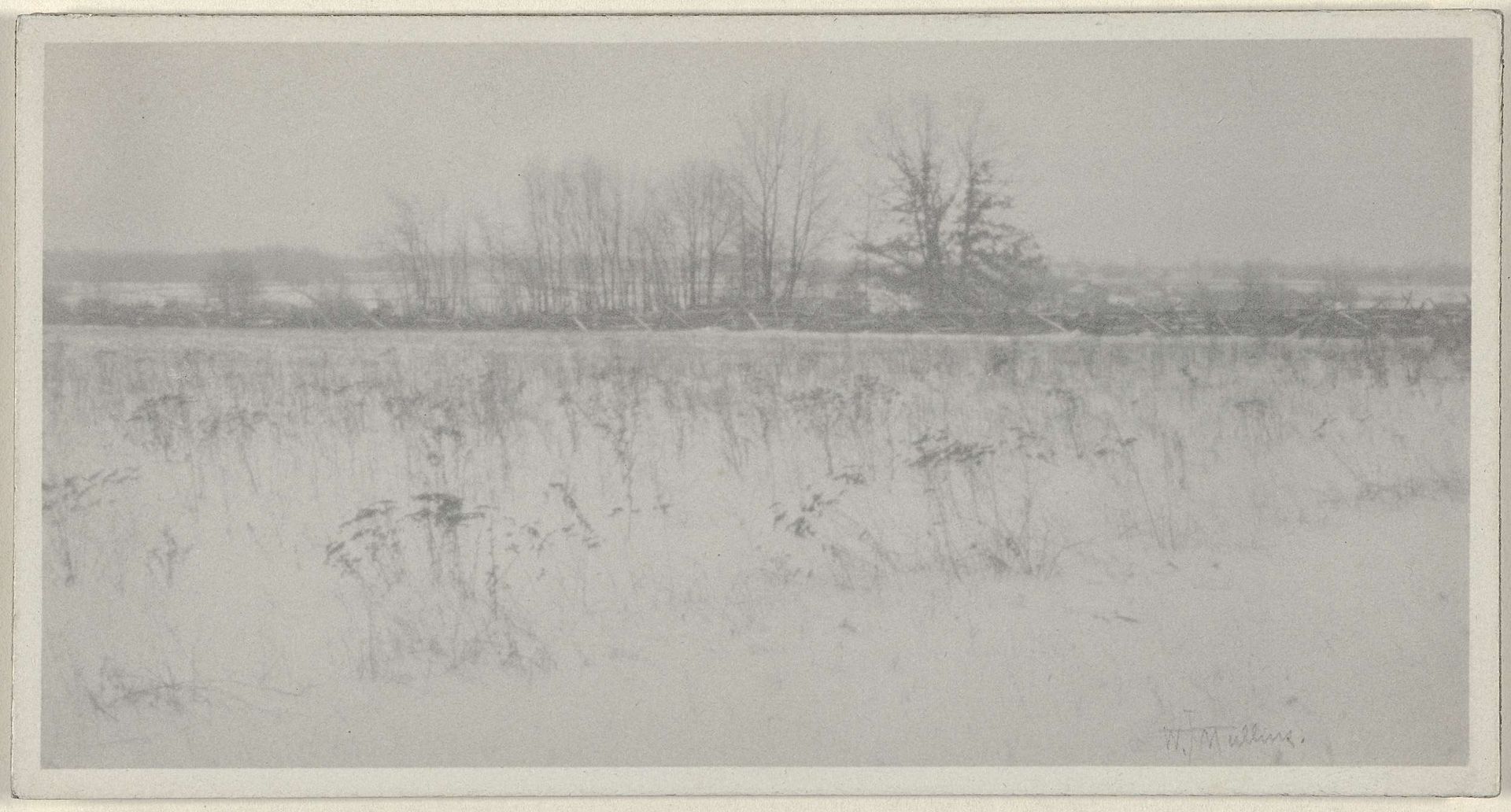 Winterlandschap by William James Mullins