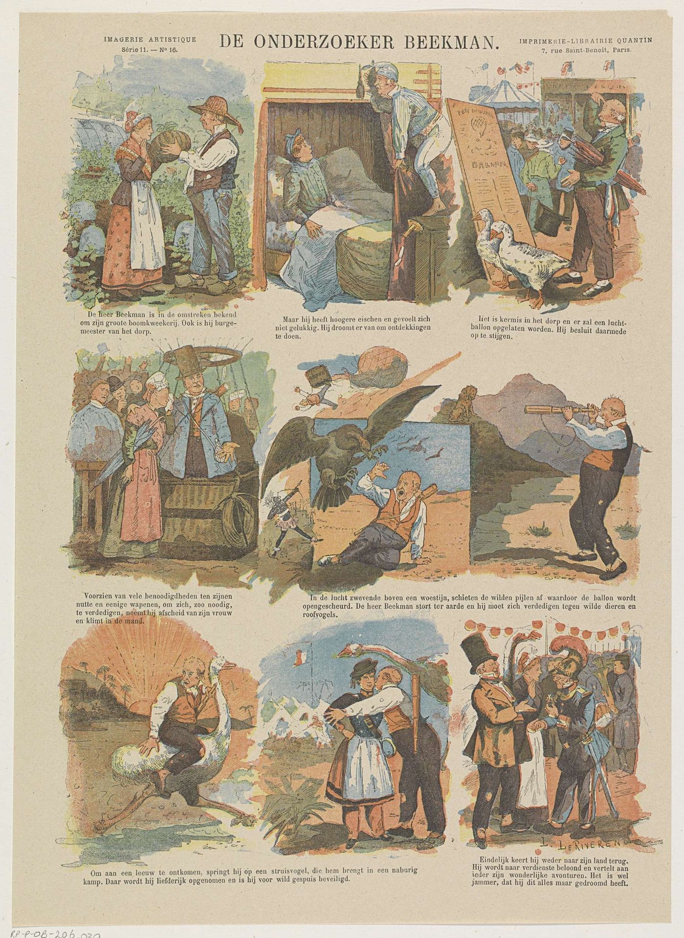 De onderzoeker Beekman by Albert Quantin