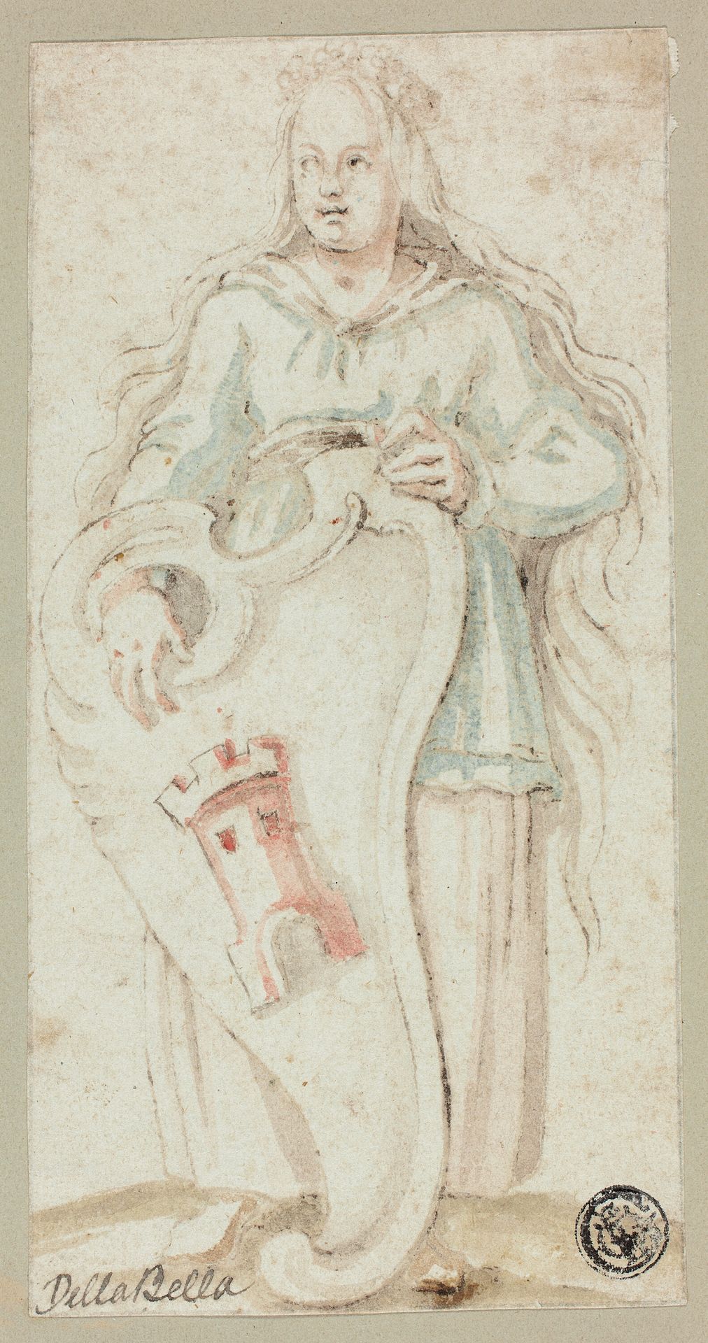 Saint Barbara by Stefano della Bella