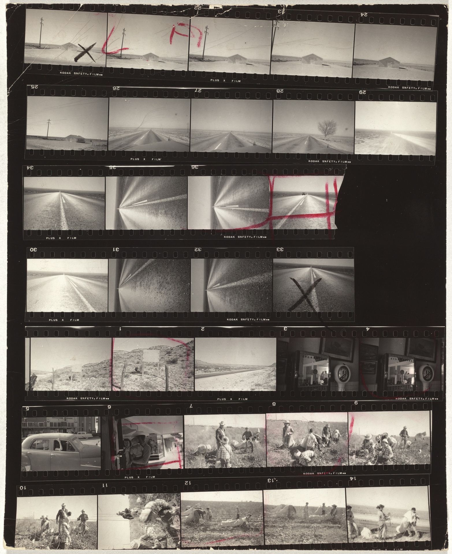 Guggenheim 373/Americans 36--U.S. 285, New Mexico by Robert Frank
