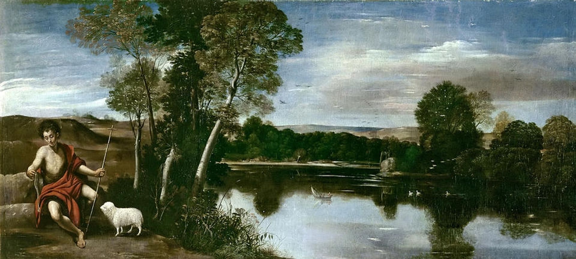 Landscape with St John the Baptist by Juan Bautista Maíno