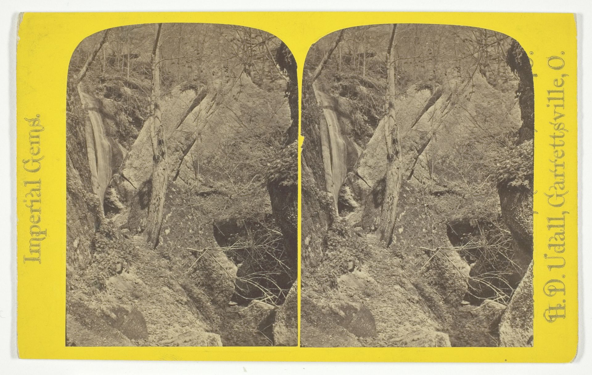 Nourmahal Cascade, from the South by H.D. Udall