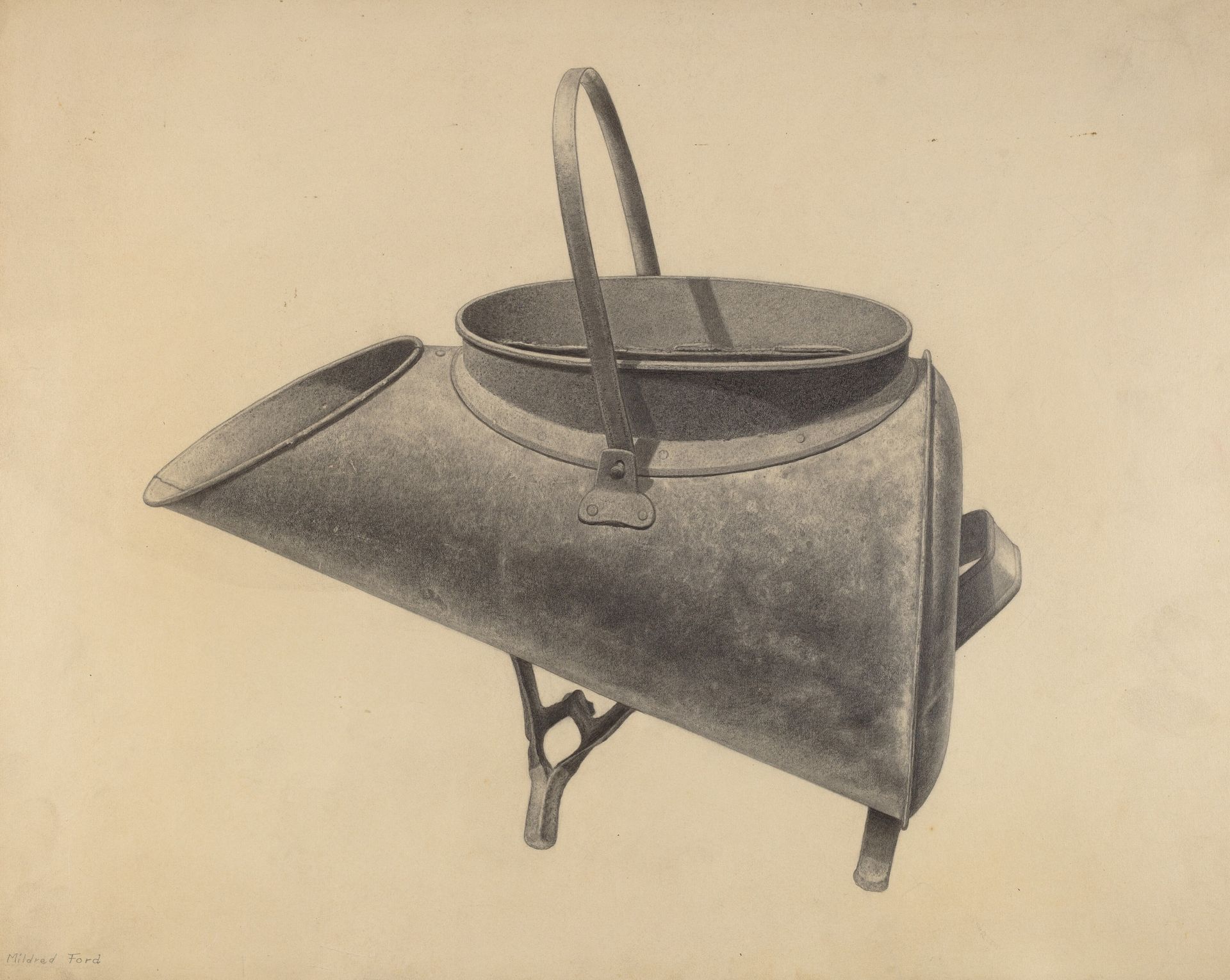 Coal Scuttle by Mildred Ford