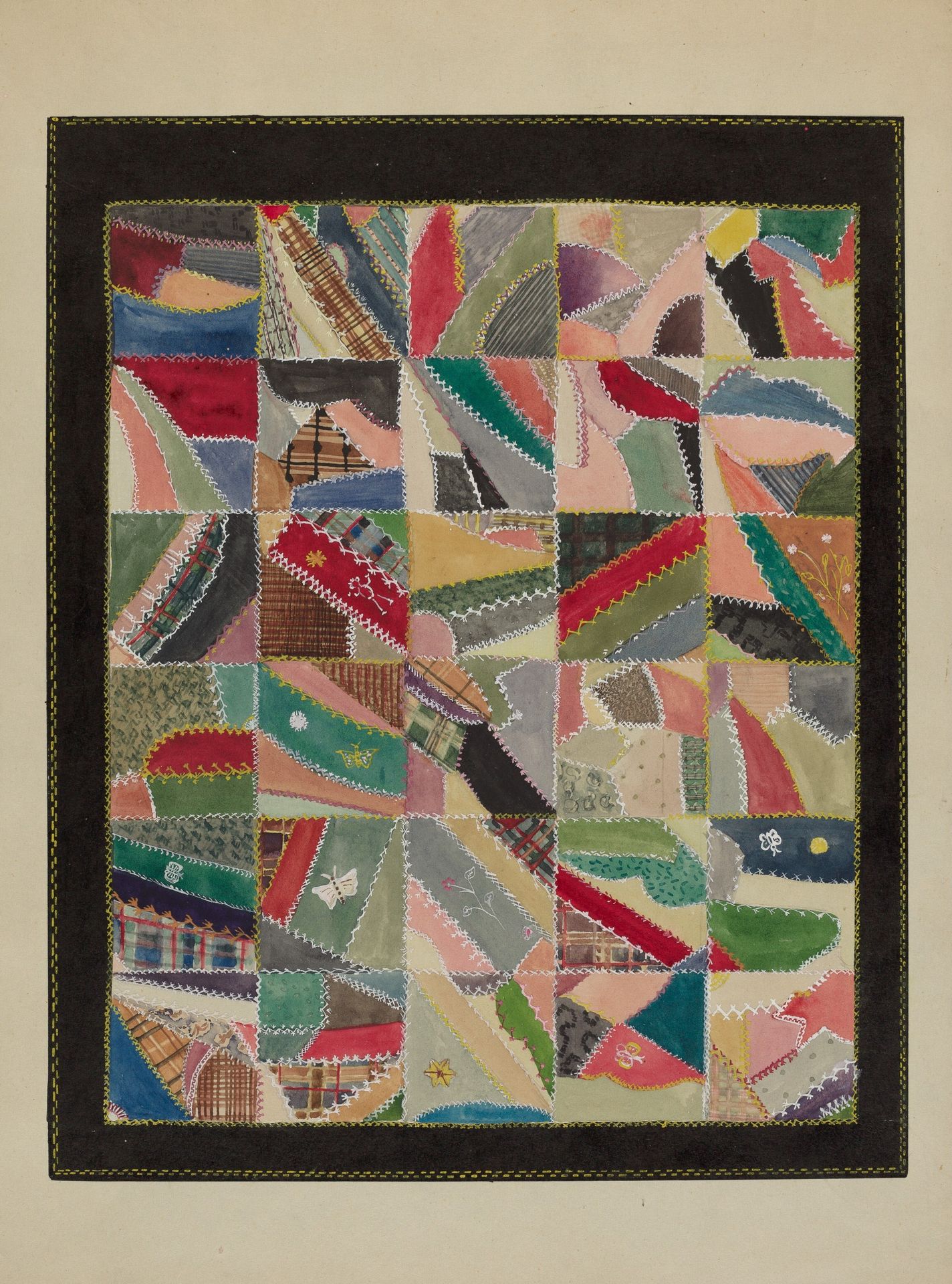 Crazy Quilt by Lena Nastasi