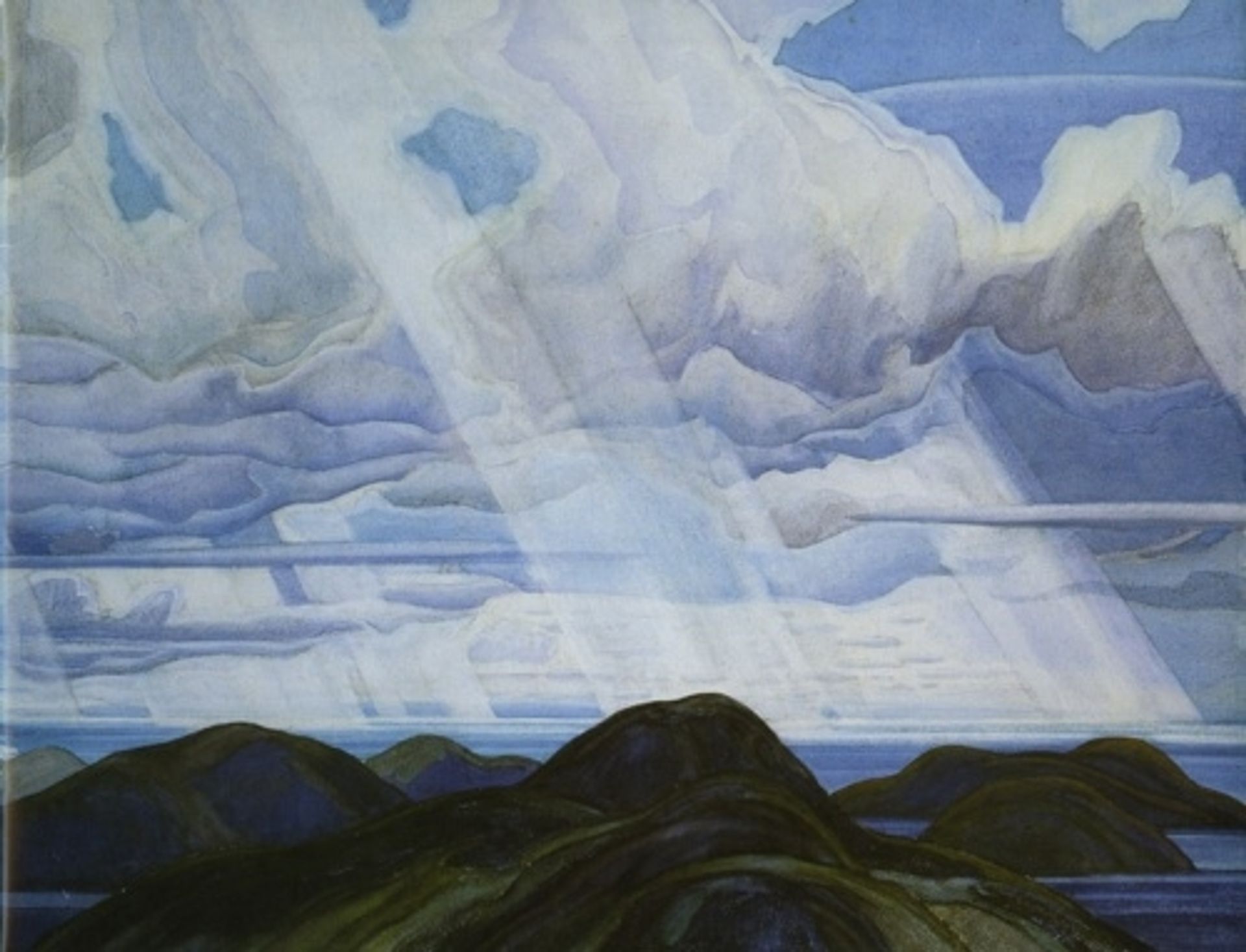 Snow Flurries, North Shore of Lake Superior by Franklin Carmichael