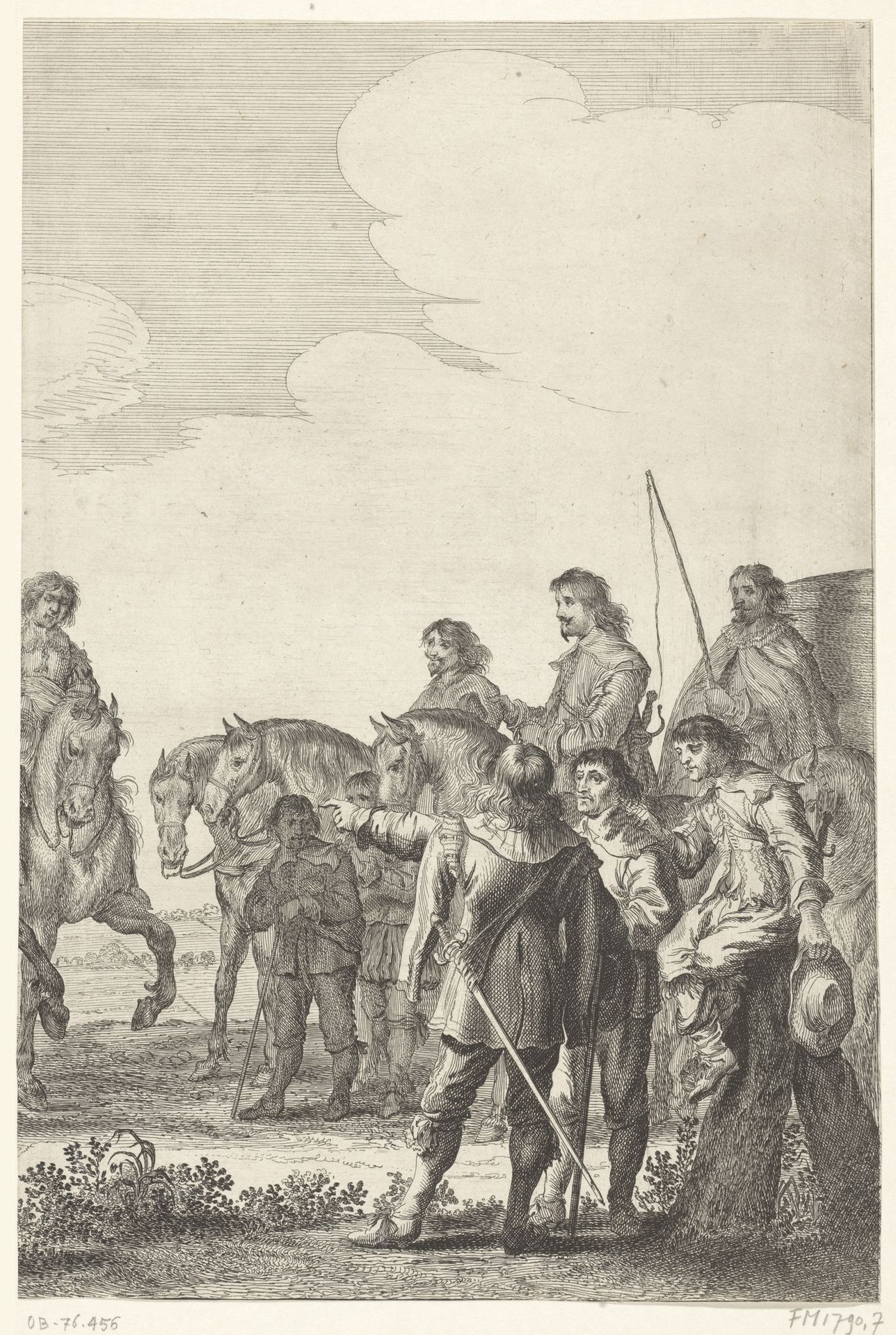Intocht van Maria de Médicis te Amsterdam (plaat 7), 1638 by Pieter Nolpe