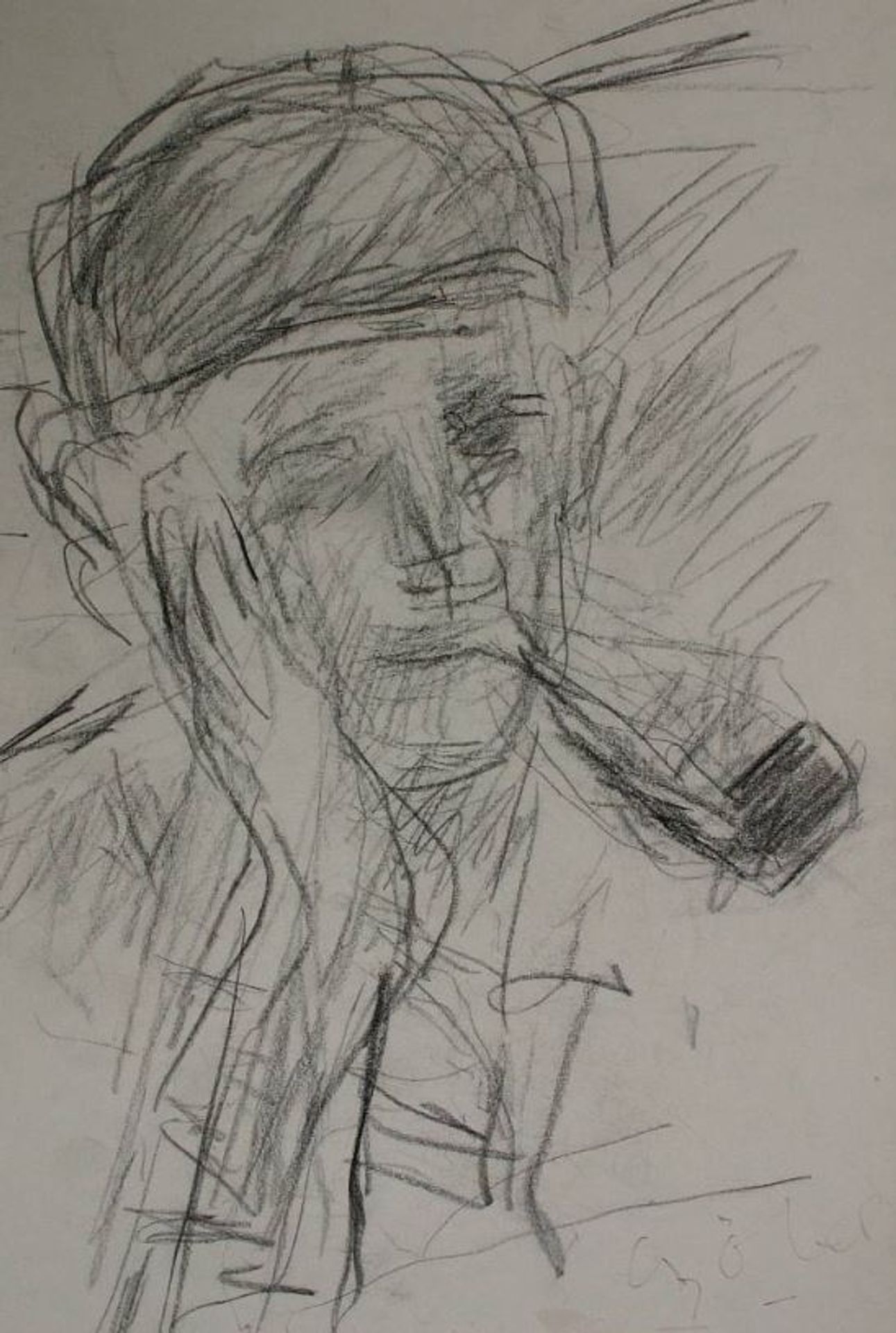 Béla Adalbert Czóbel, Self Portrait by Bela Czobel