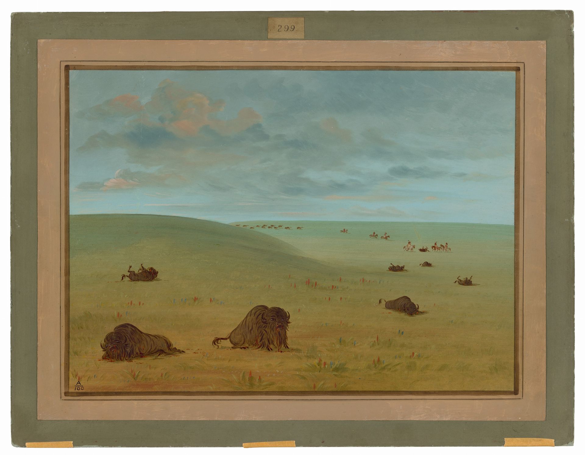 After the Buffalo Chase - Sioux by George Catlin
