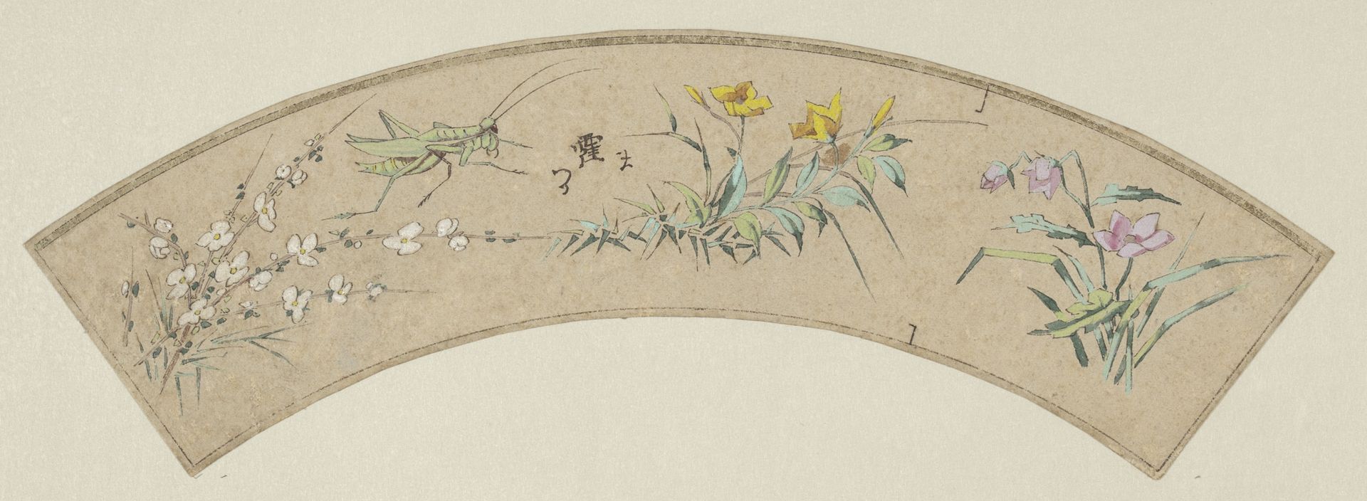 Ontwerp voor de beschildering van de rand van een schotel of de wand van een eierdop, beker of kop by Eugène Louis Millet