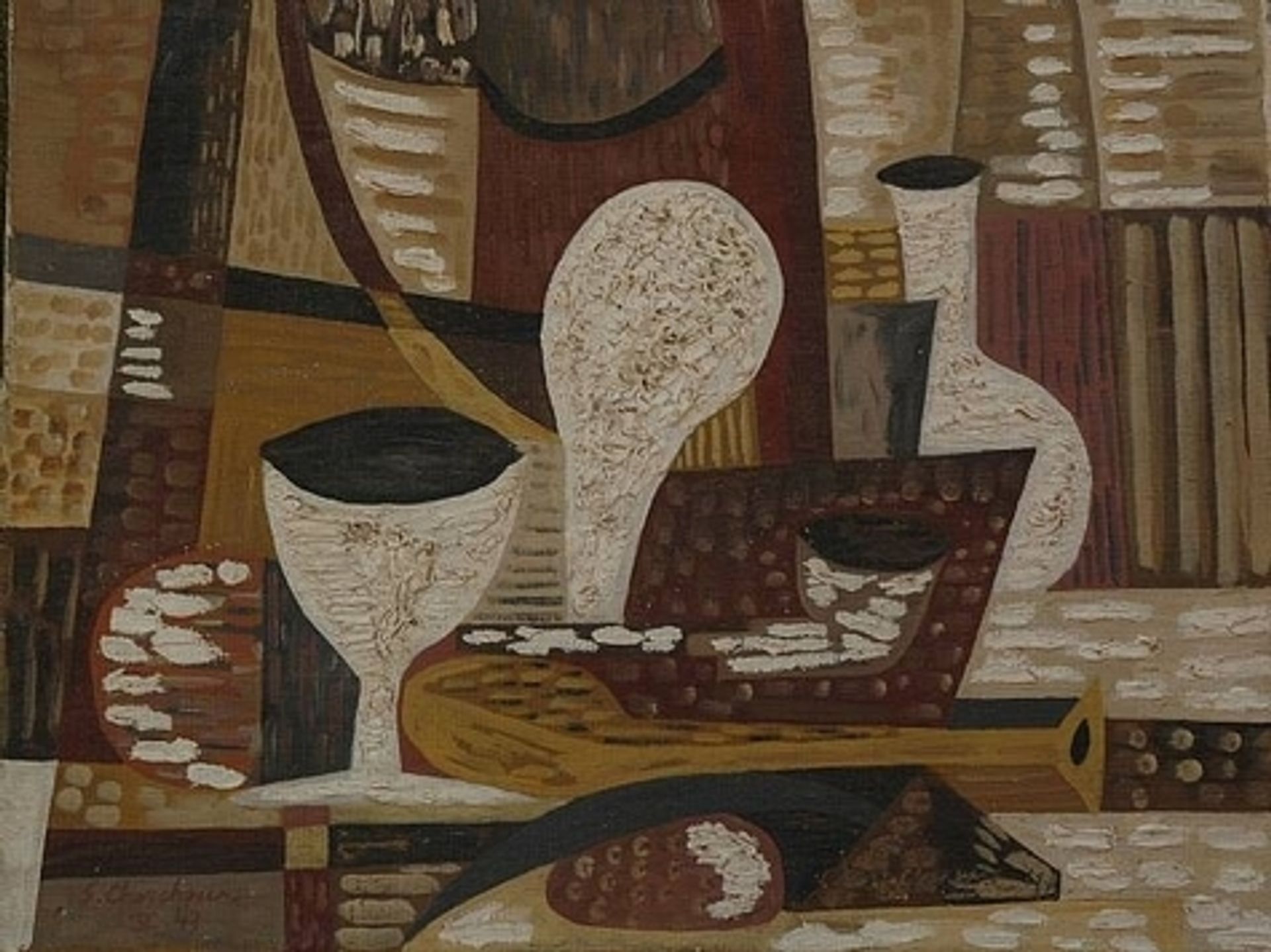 Nature morte à la pipe by Serge Charchoune