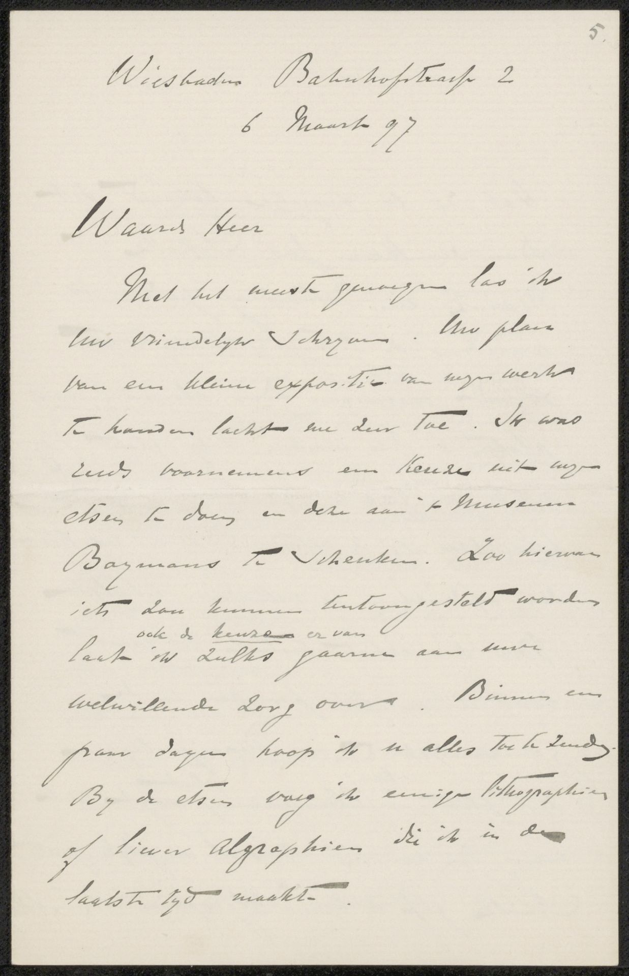 Brief aan Pieter Haverkorn van Rijsewijk by Carel Nicolaas Storm van 's-Gravesande
