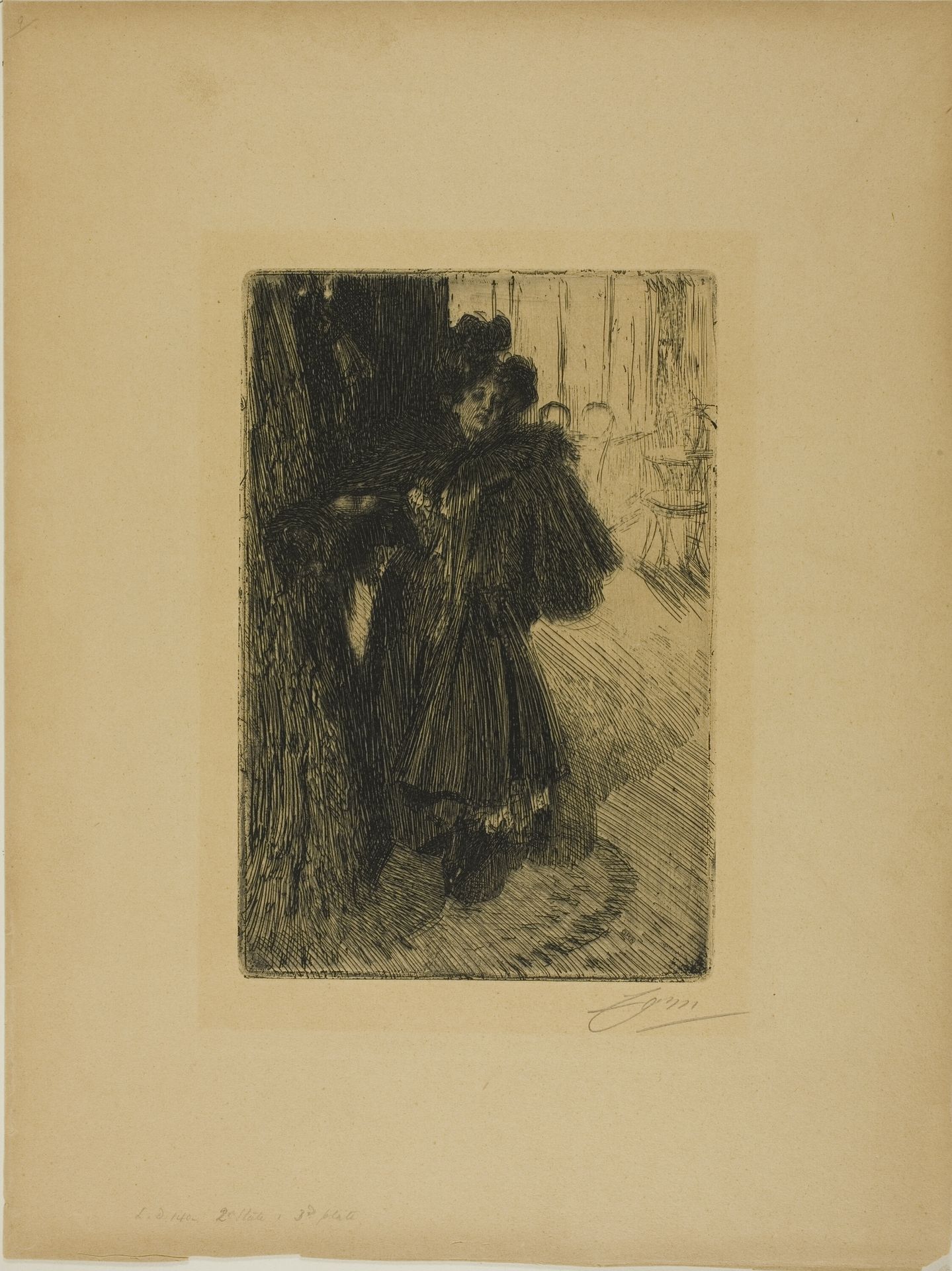 Effet de Nuit II by Anders Zorn