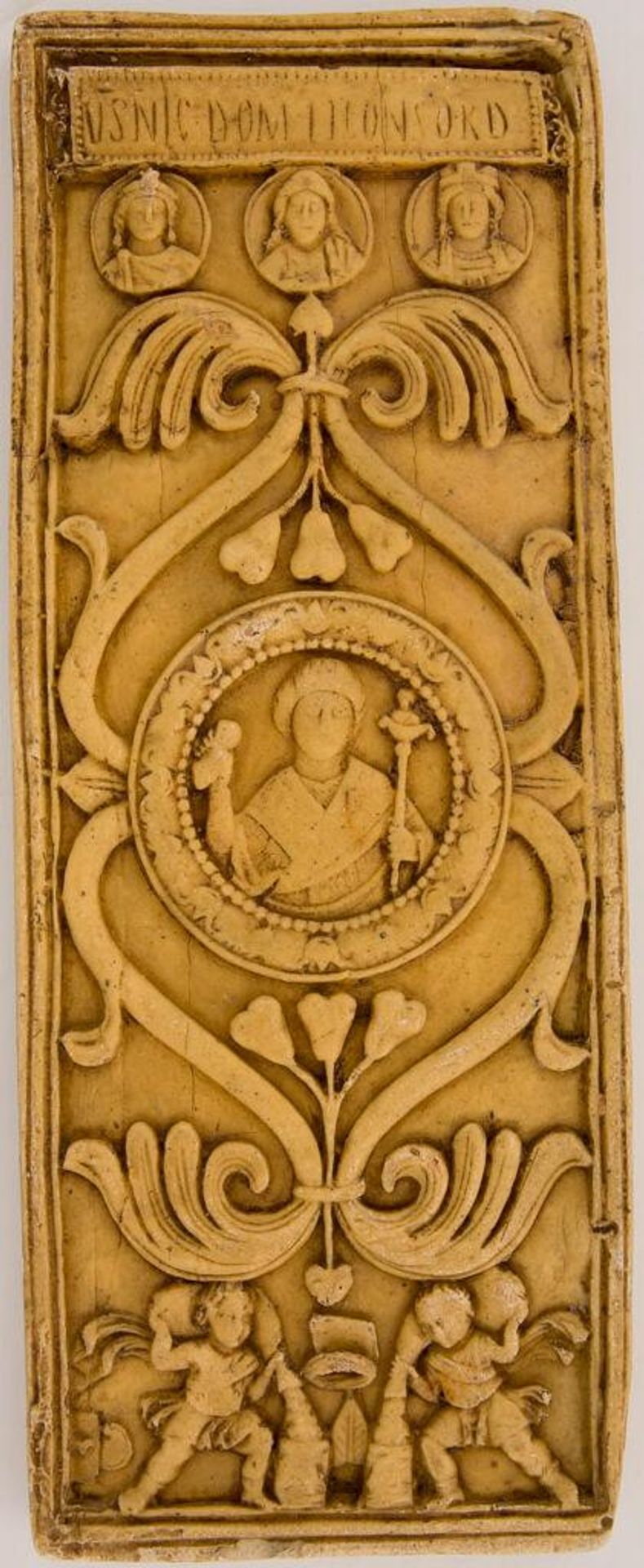 Leaf of Diptych: Consul Theodorus Valentianus, 505 AD by Unidentified Maker