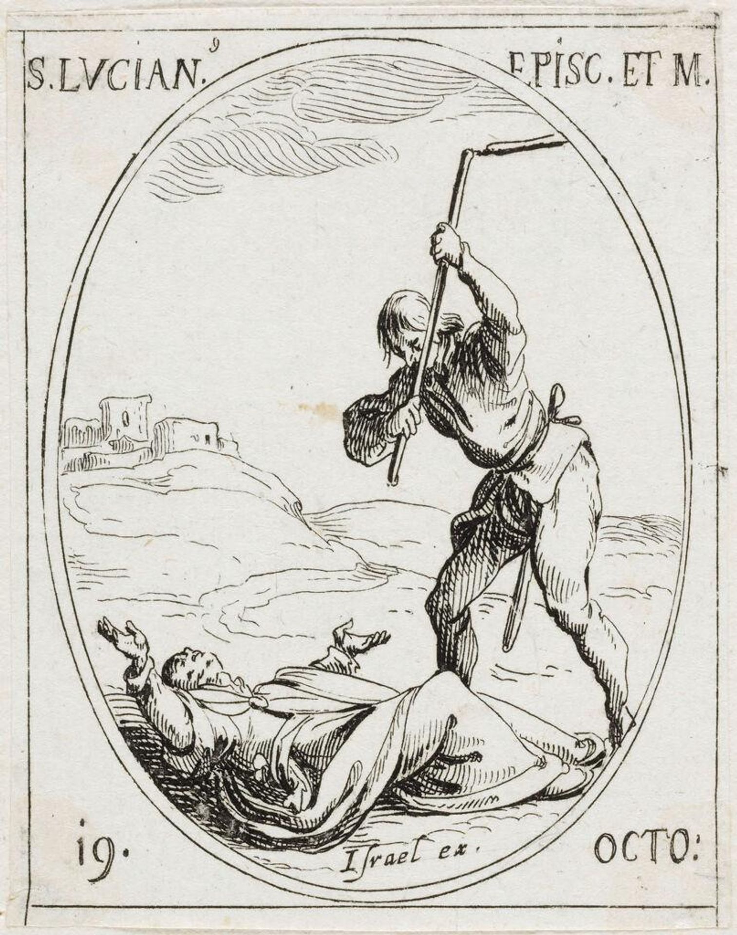 Saint Lucian by Jacques Callot