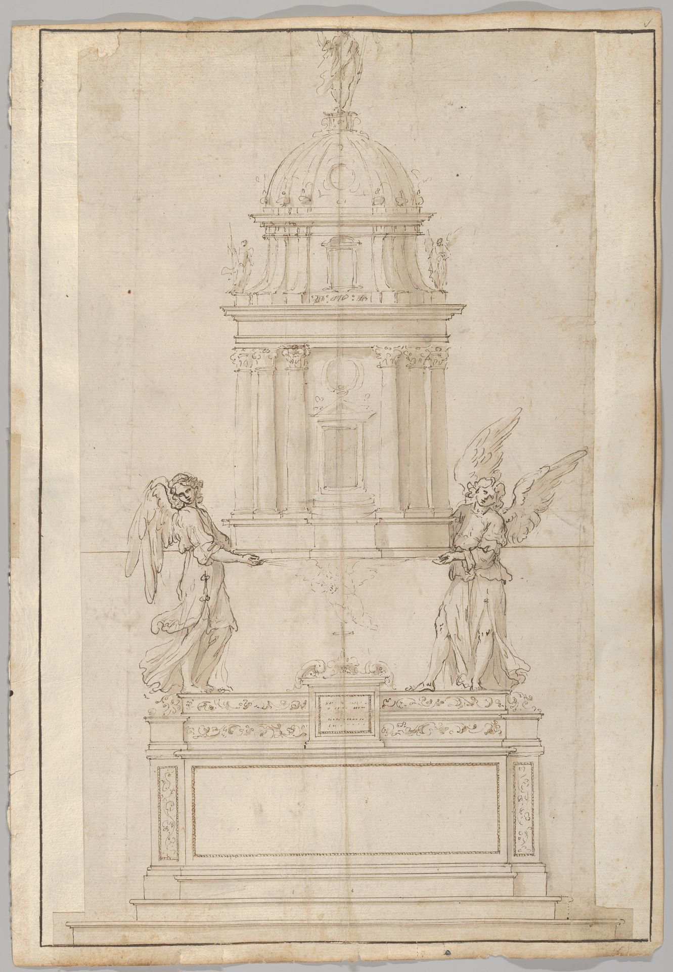 Design for the Tabernacle of the Sistine Chapel in the Santa Maria Maggiore in Rome by Bastiano Torrigiani