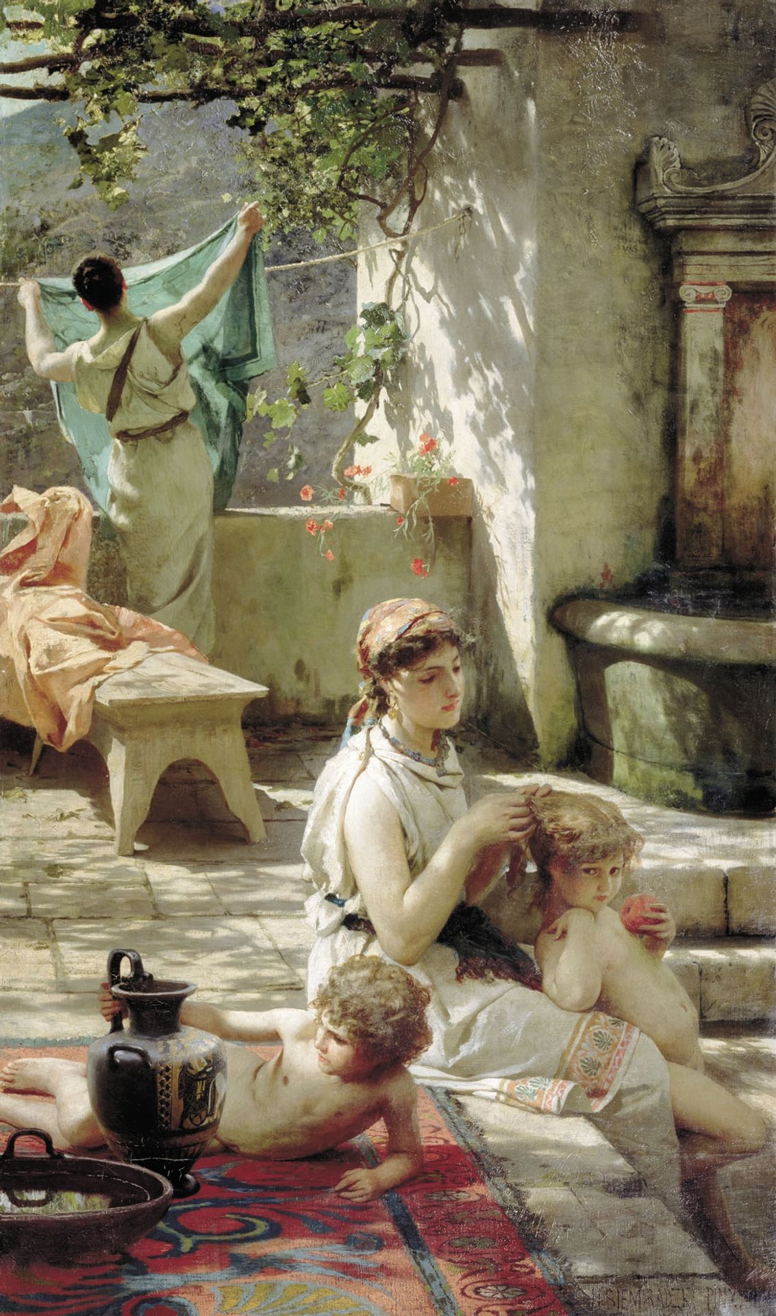 By a Pool by Henryk Siemiradzki