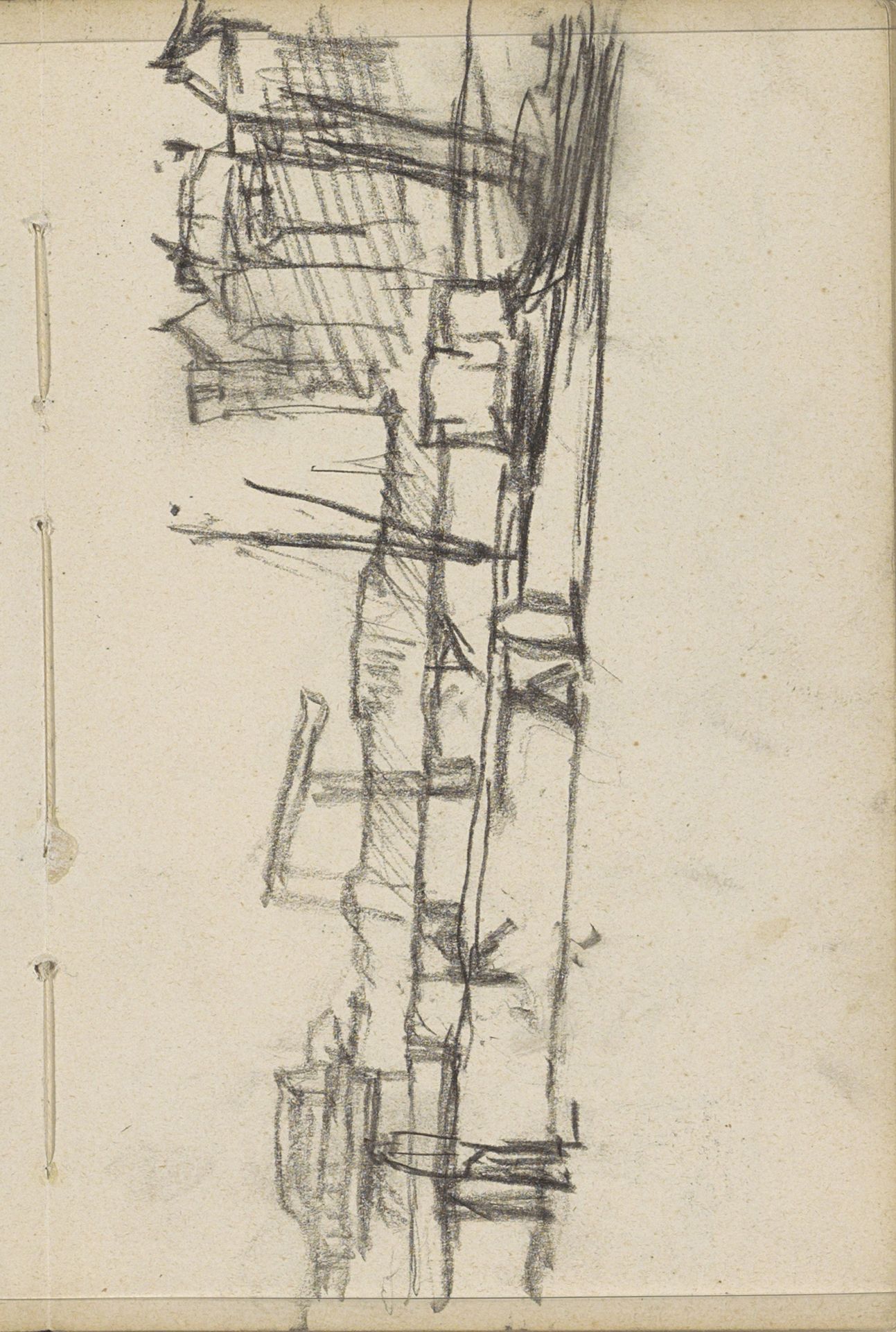 Gezicht te Amsterdam by George Hendrik Breitner