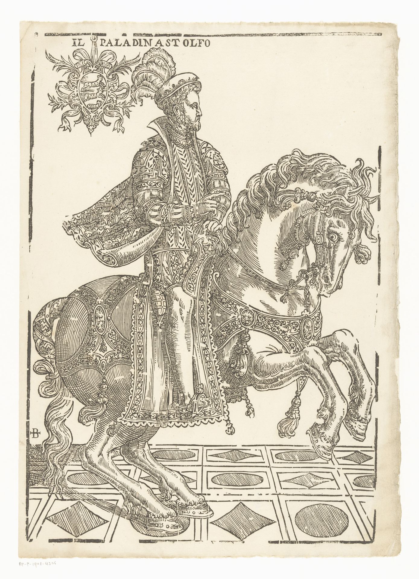 Astolfo te paard by Giovanni Britto