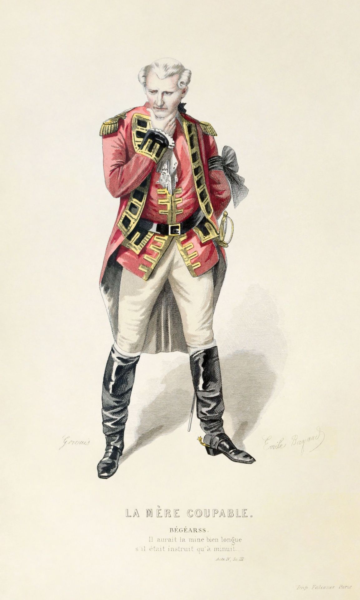 Bégéarss, from ''The guilty mother'' by Émile Bayard